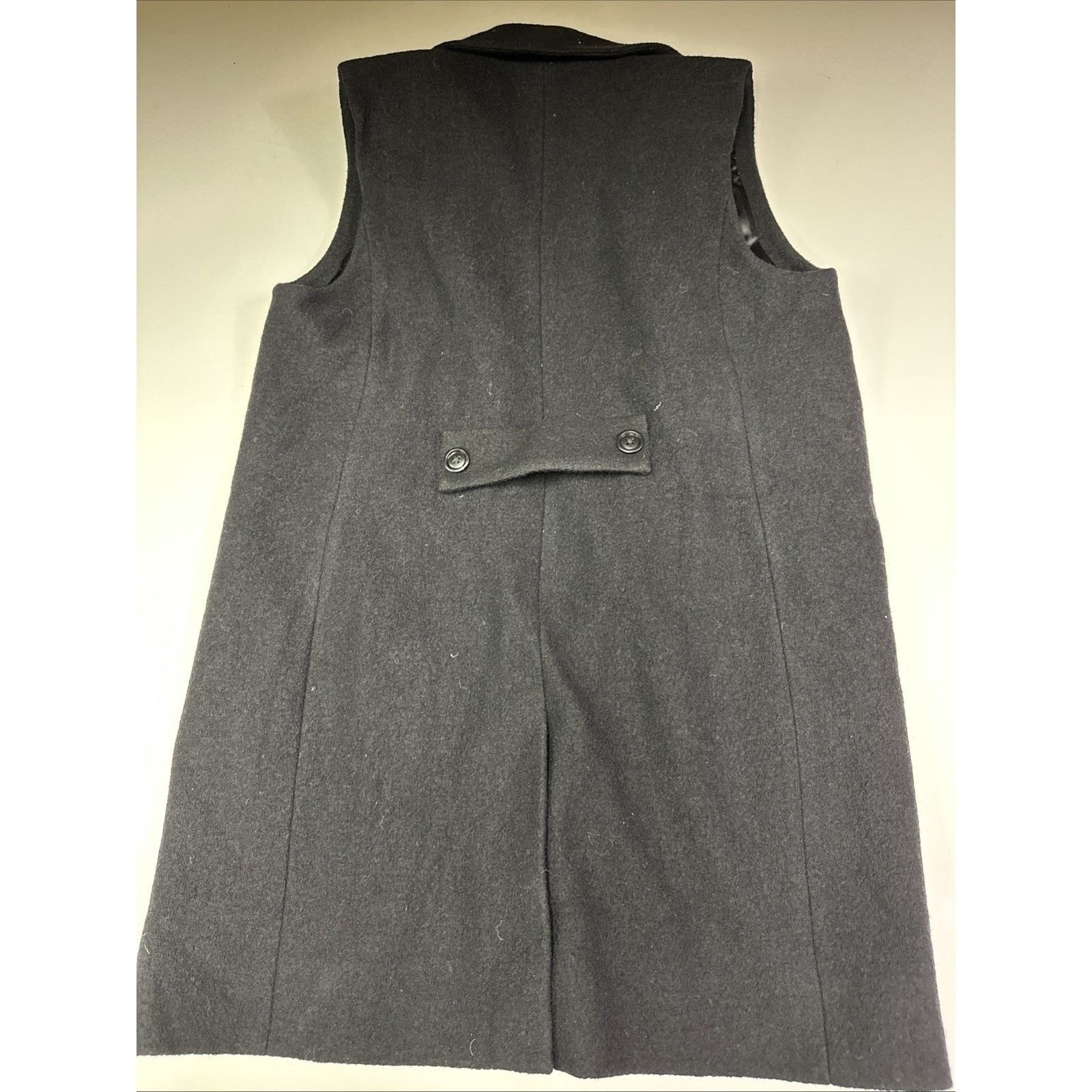 SCOOP Scoop NYC Sleeveless Black Trench Coat Size Large Size L / US 10 / IT 46 - 2 Thumbnail