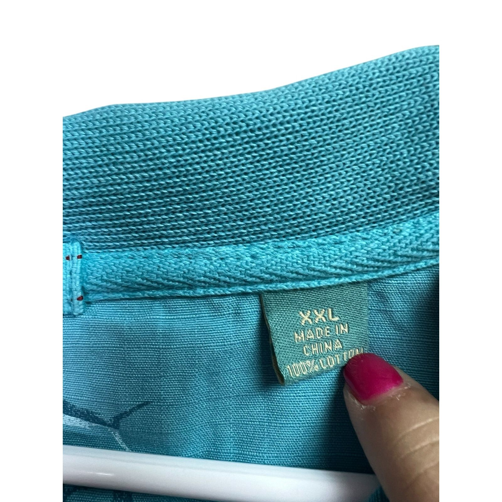Tommy Bahama Tommy Bahama Relax Quarter Zip Pullover Sweater Teal Blue Size US XXL / EU 58 / 5 - 4 Thumbnail