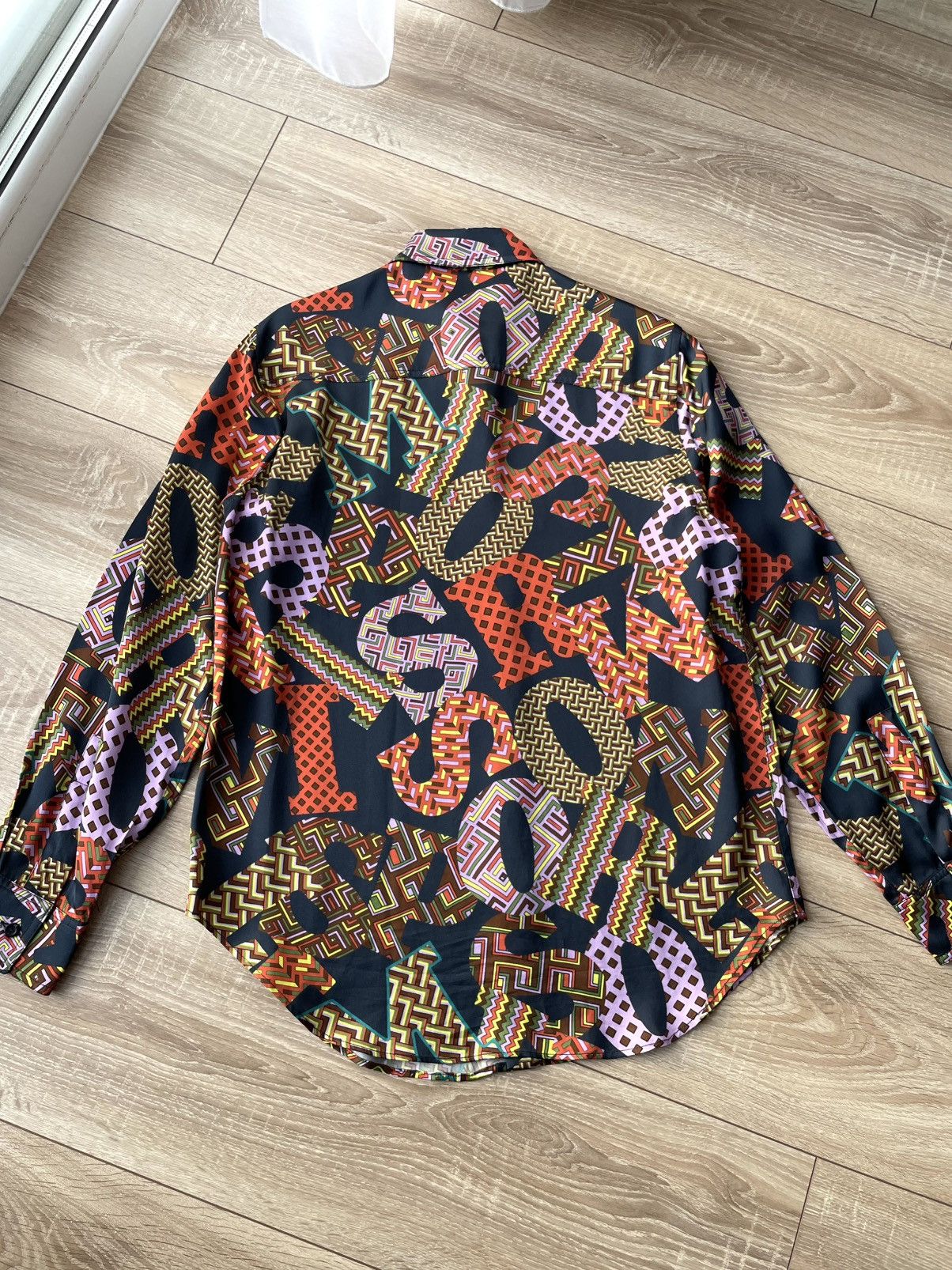 Missoni Missoni Sport Monogram Button Long Sleeve Viscose Shirt Size US M / EU 48-50 / 2 - 11 Thumbnail