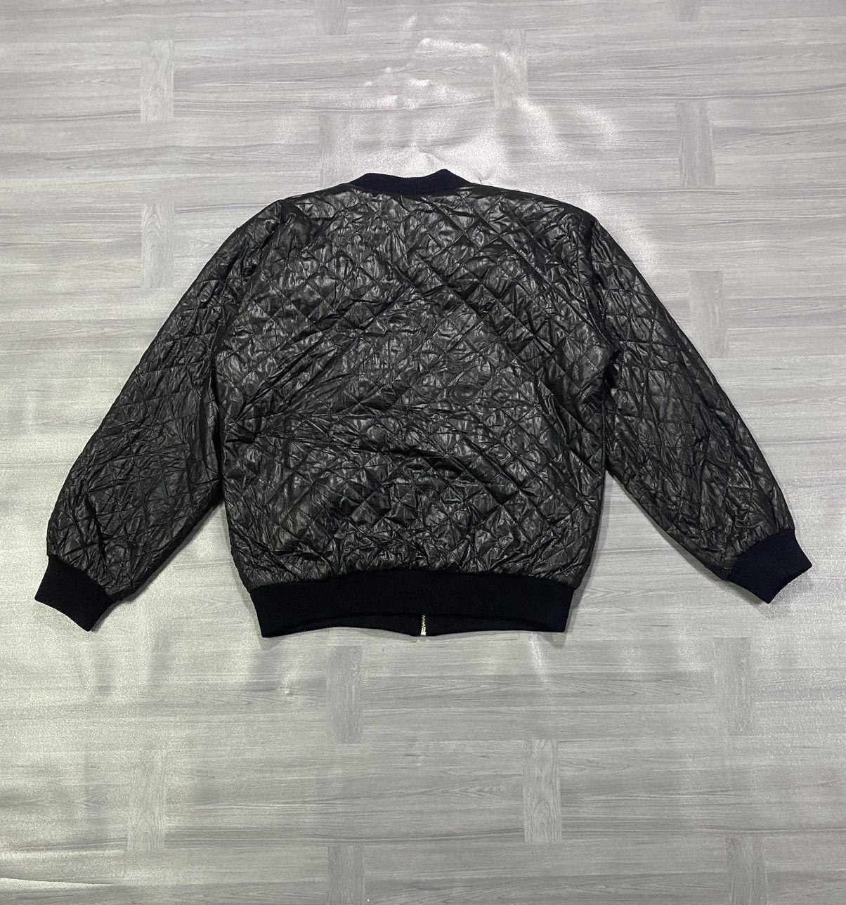 Adidas Adidas Black Quilted Jacket Size M Size US M / EU 48-50 / 2 - 13 Thumbnail