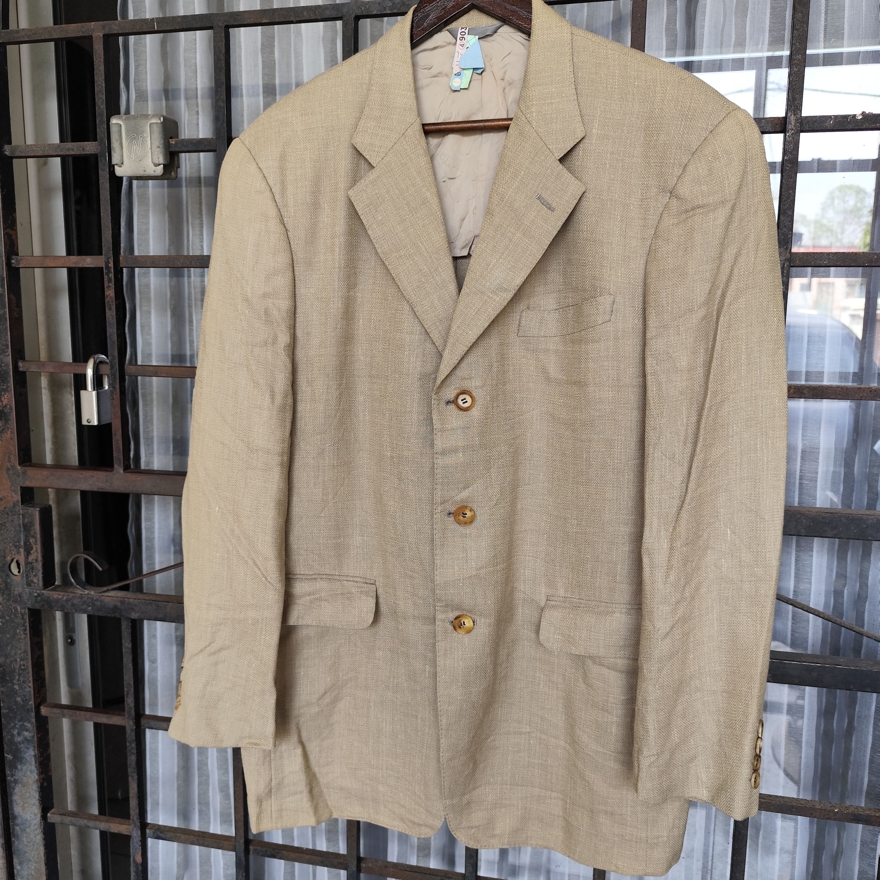 Christian Dior Monsieur 🇯🇵VINTAGE CHRISTIAN DIOR BLAZER MADE IN JAPAN SIZE LL Size 42L - 3 Thumbnail