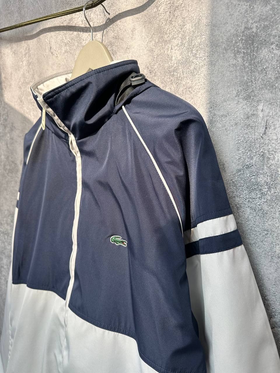 Lacoste × Vintage Lacoste Paris Jacket Striped Vintage 90s Hooded Size US XL / EU 56 / 4 - 6 Thumbnail