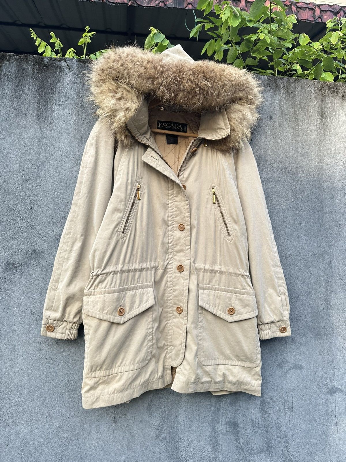 Escada 👹Escada By Margaretta Parka Jacket Size US L / EU 52-54 / 3 - 3 Thumbnail