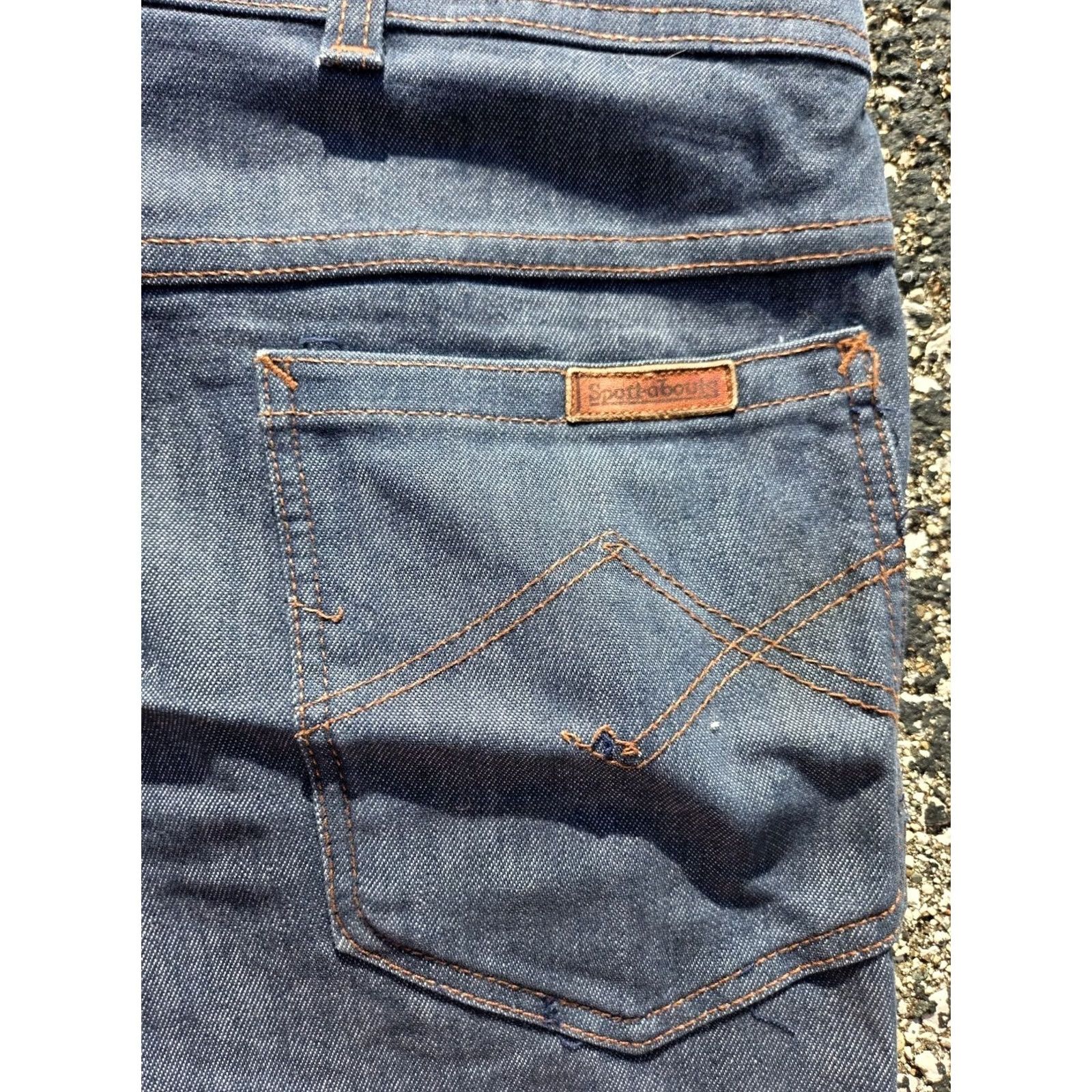 Vintage VINTAGE Sport-Abouts Jeans Bootcut 36x29 Blue Denim Mens 70s 80s USA Size US 36 / EU 52 - 7 Thumbnail