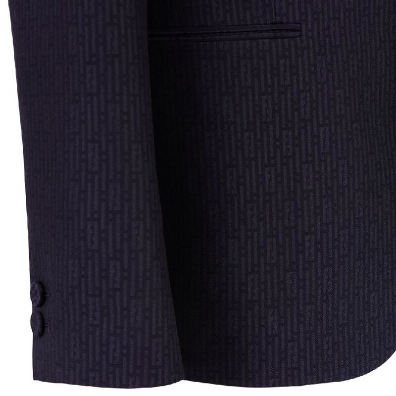 Fendi o1B3y1r0526 Jacket in Midnight Blue Size US XL / EU 56 / 4 - 3 Thumbnail