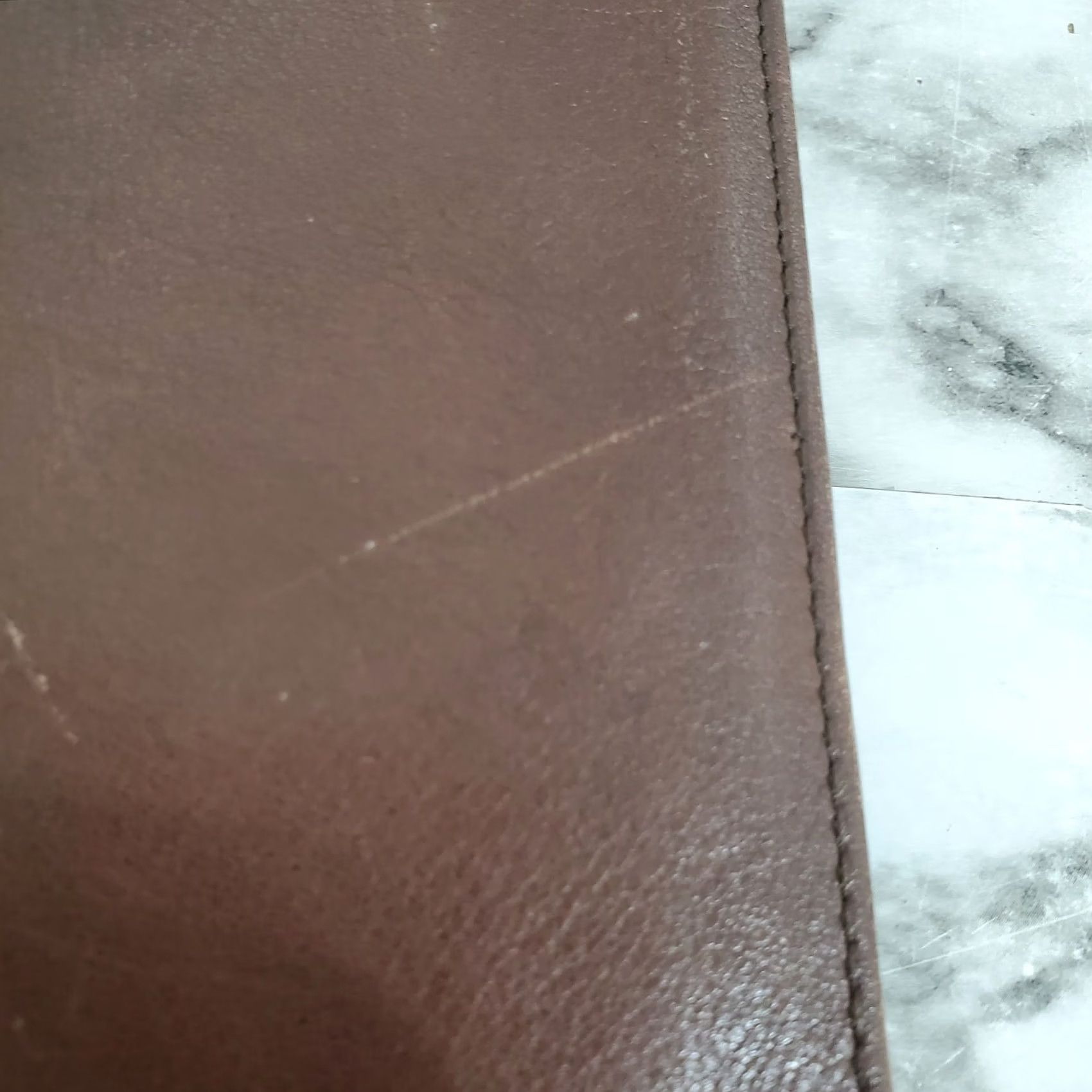 Tumi TUMI Brown Leather Long Bifold Wallet Organizer Multiple Card Slots ID Window Size ONE SIZE - 4 Thumbnail