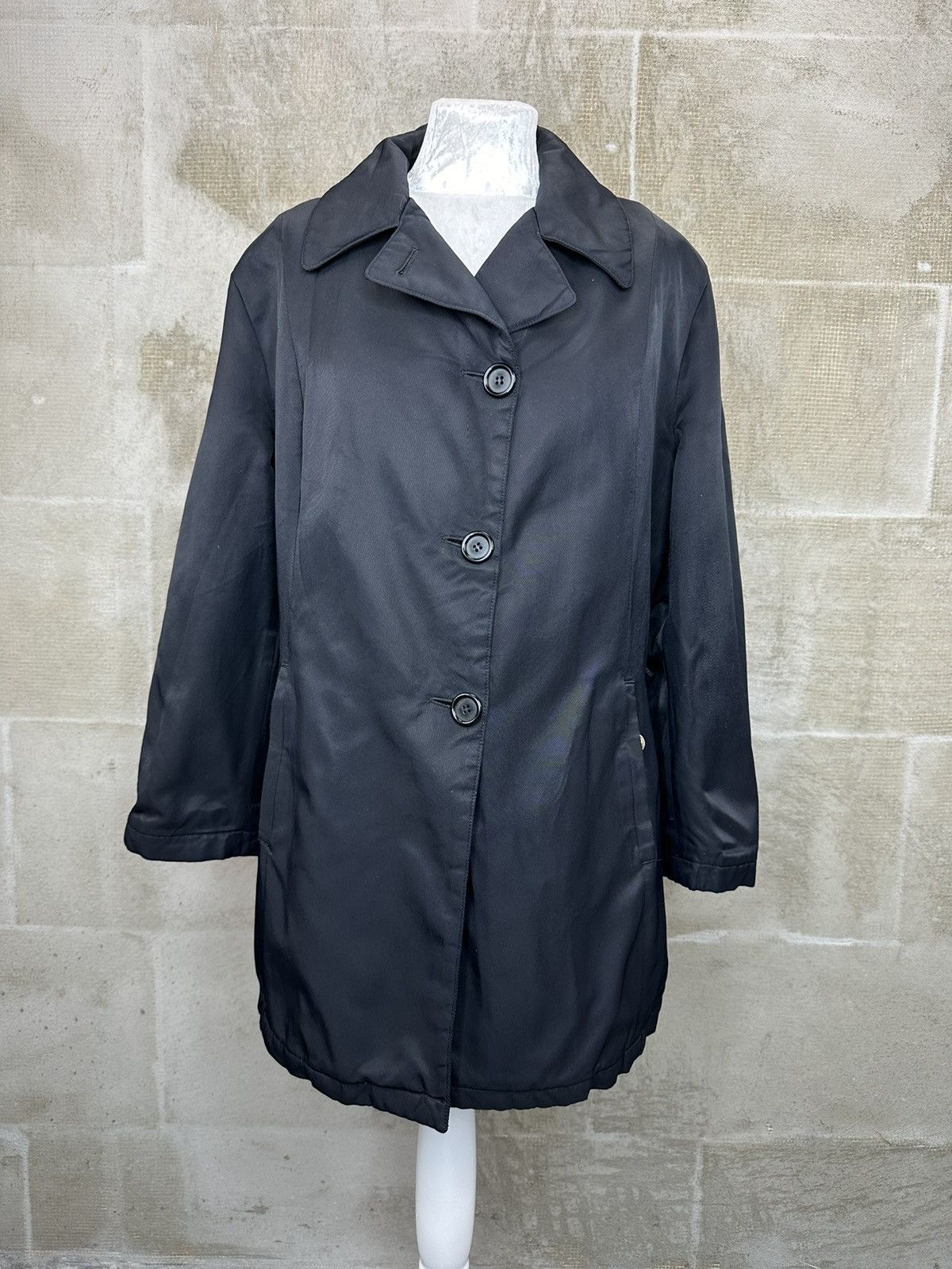 Vintage Burberry Nova Check Black Luxury Quilted Jacket