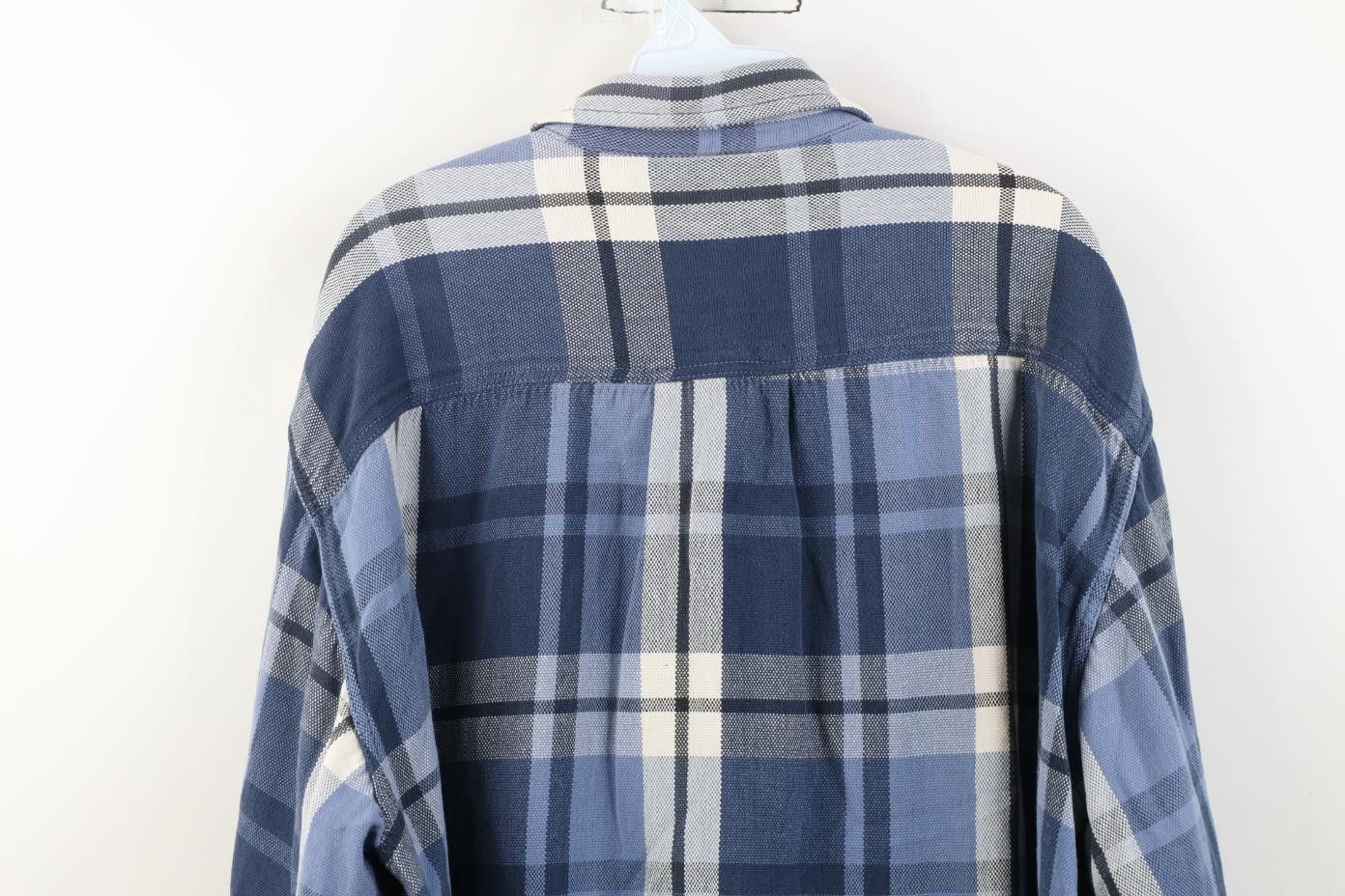 Levi's Vintage 90s Levis Baggy Cotton Flannel Button Shirt Plaid Size US XXL / EU 58 / 5 - 14 Thumbnail
