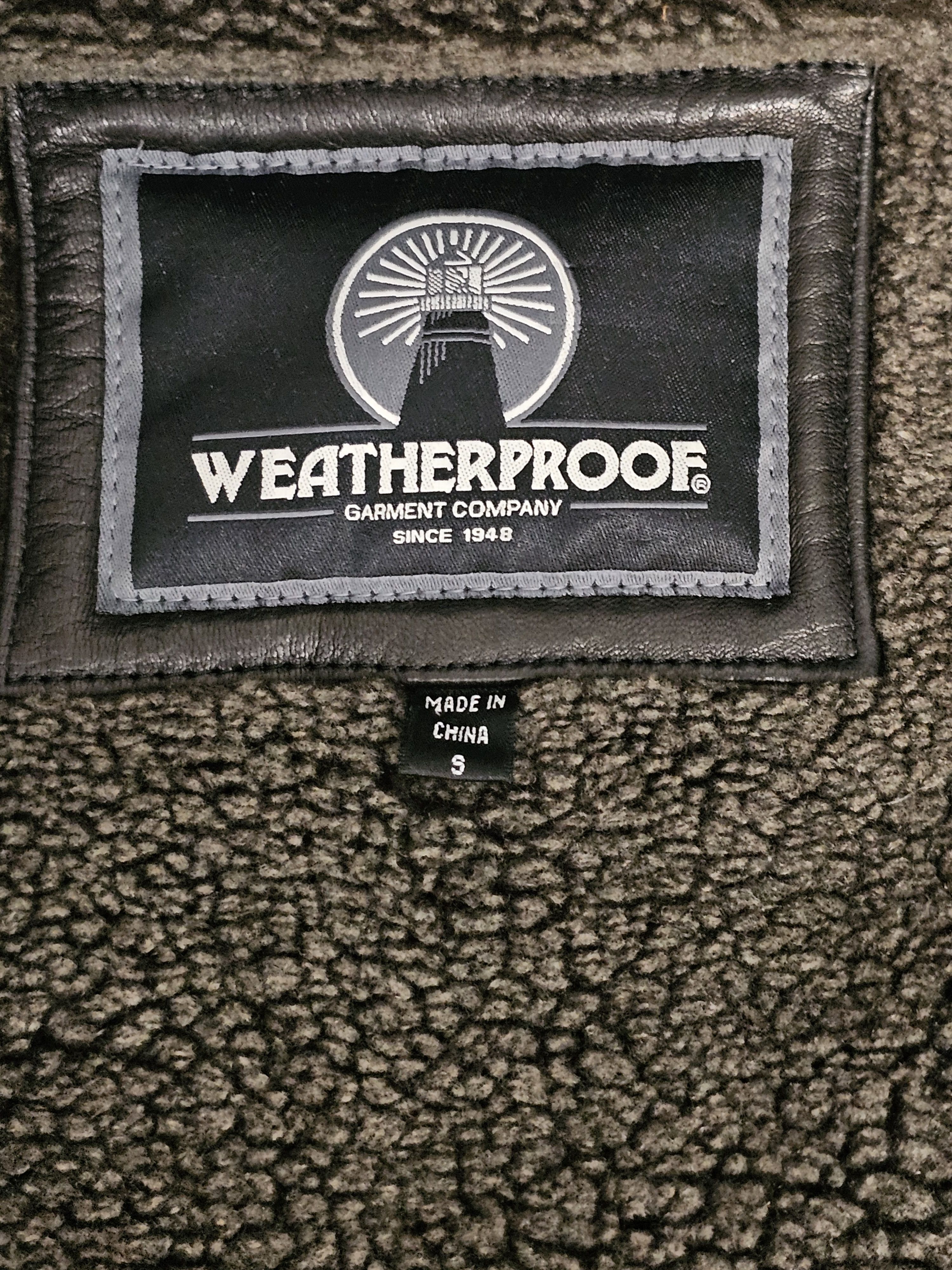 Weatherproof Weatherproof Leather Jacket, Fully Lined Men's Small EUC Size US S / EU 44-46 / 1 - 7 Thumbnail