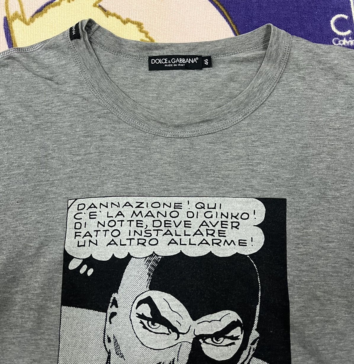 トップス DOLCE&GABBANA diabolik astorina comic Dolce & Gabbana Diabolik Graphic Print T-Shirt - Black T
