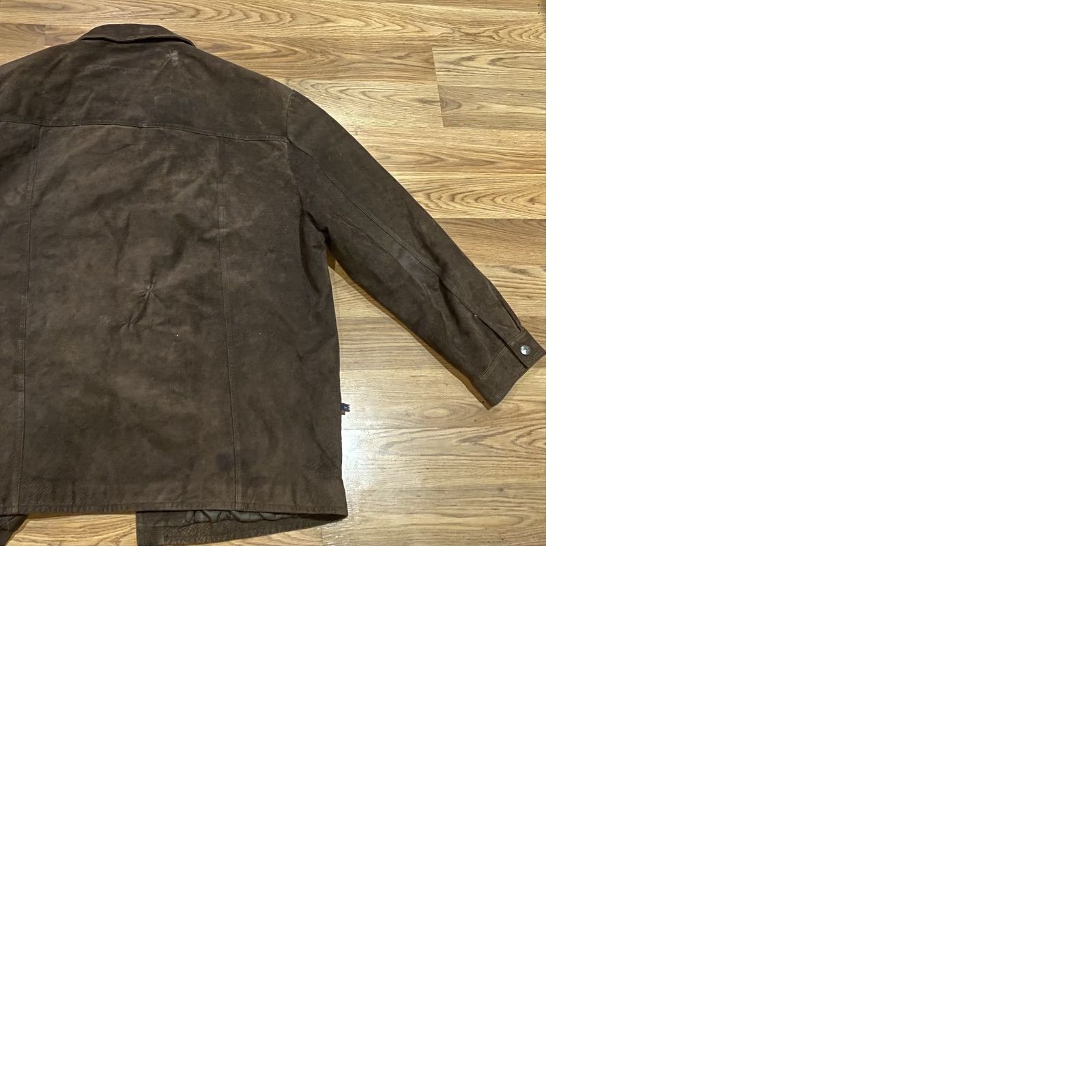 Phat Farm VINTAGE Phat Farm Brown Suede Leather Jacket 2XL Wool Lined Hip-Hop Y2K Wu Tang Size XXL Mens Jacket Size US XXL / EU 58 / 5 - 10 Thumbnail
