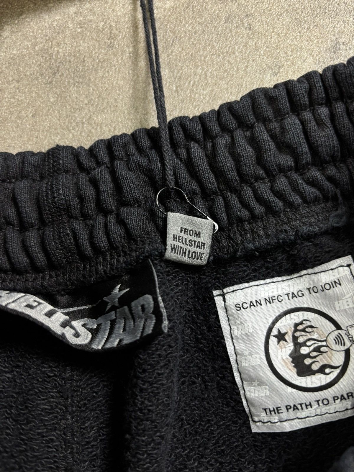 HELLSTAR Hellstar HStar Sweatpants, Black Size US 30 / EU 46 - 7 Thumbnail