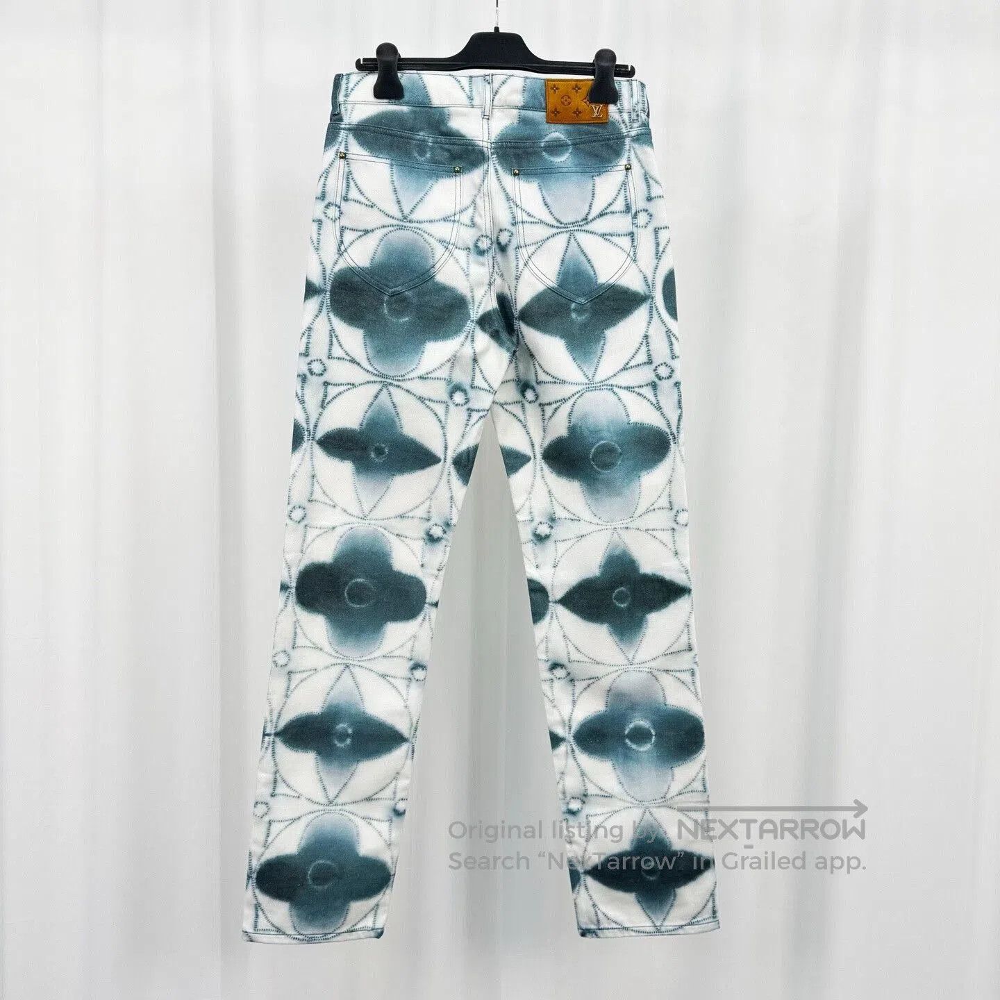 Louis Vuitton louis vuitton watercolor patterned denim pants. Size US 30 / EU 46 - 2 Thumbnail