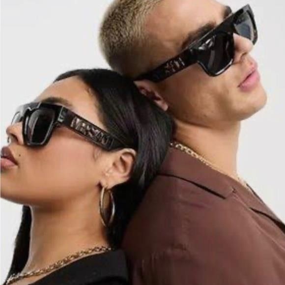 Versace New Versace 4430U Sunglasses GB1/81 - Black - Polar Dark Gre Size ONE SIZE - 8 Thumbnail