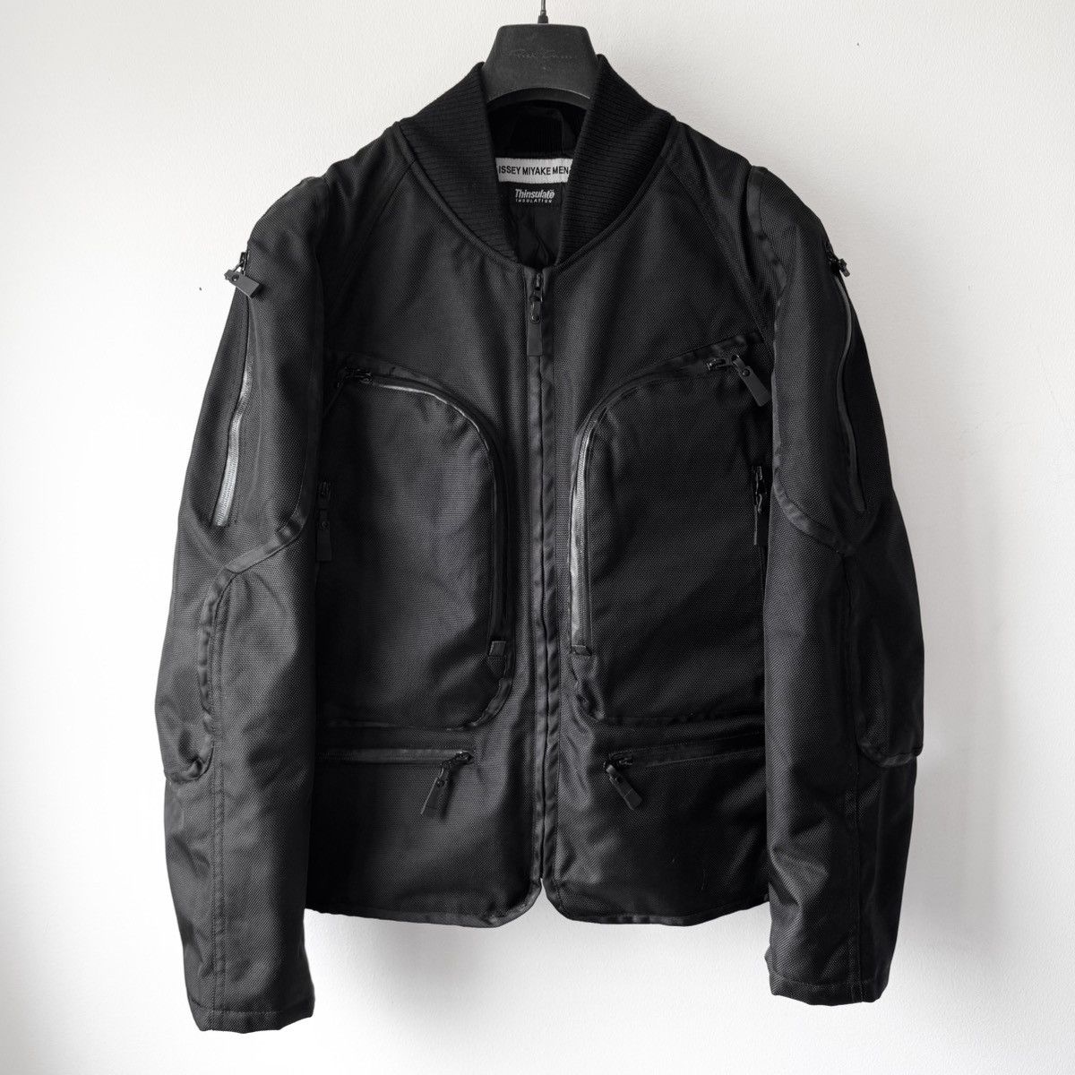 Issey Miyake Issey Miyake AW2000 Ballistic X-Ray Cargo Bomber Jacket Size US L / EU 52-54 / 3 - 2 Thumbnail
