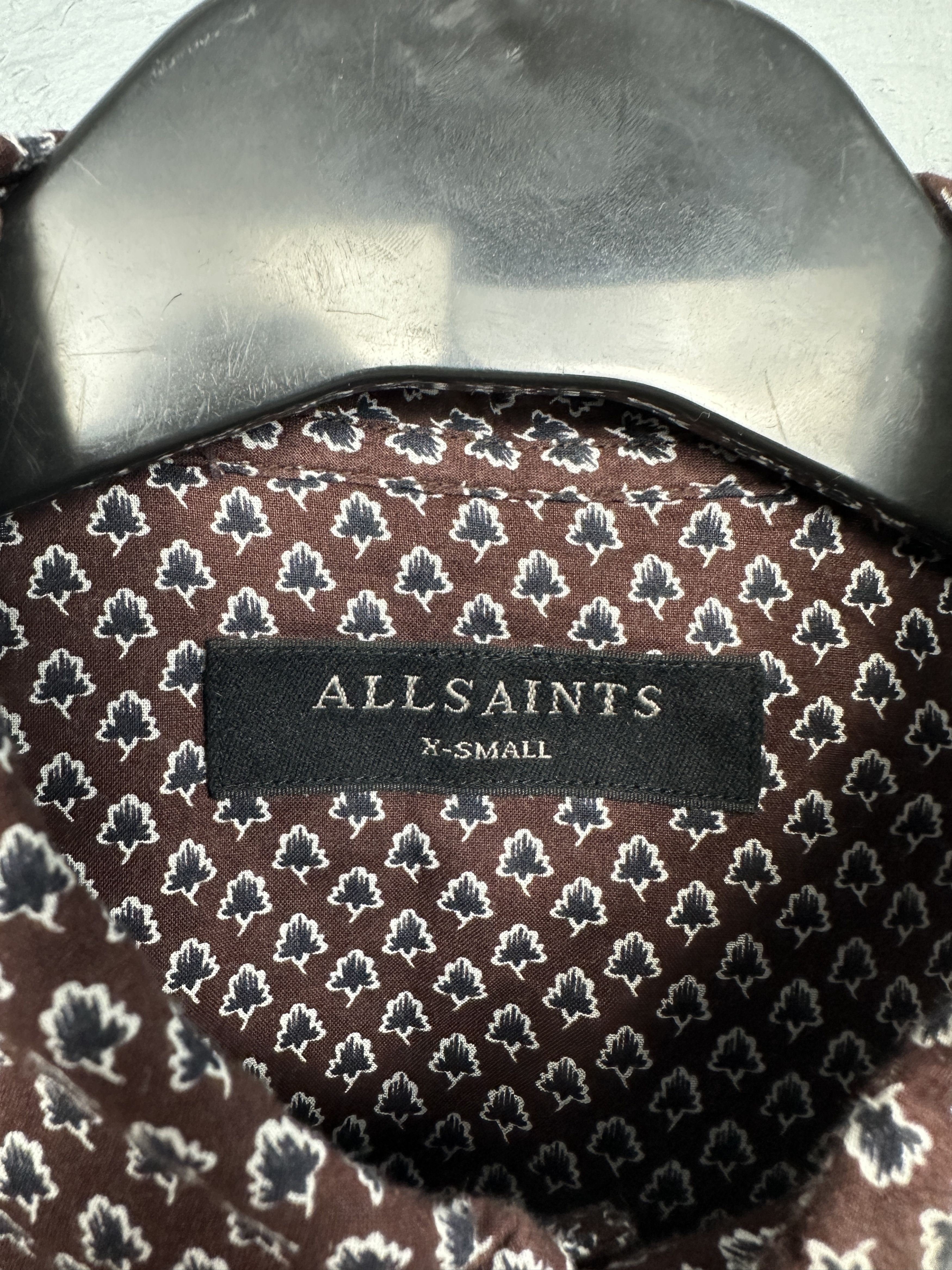 Allsaints Allsaints Mens Deaux Hawaiian Short Sleeve Shirt Size US XS / EU 42 / 0 - 3 Thumbnail