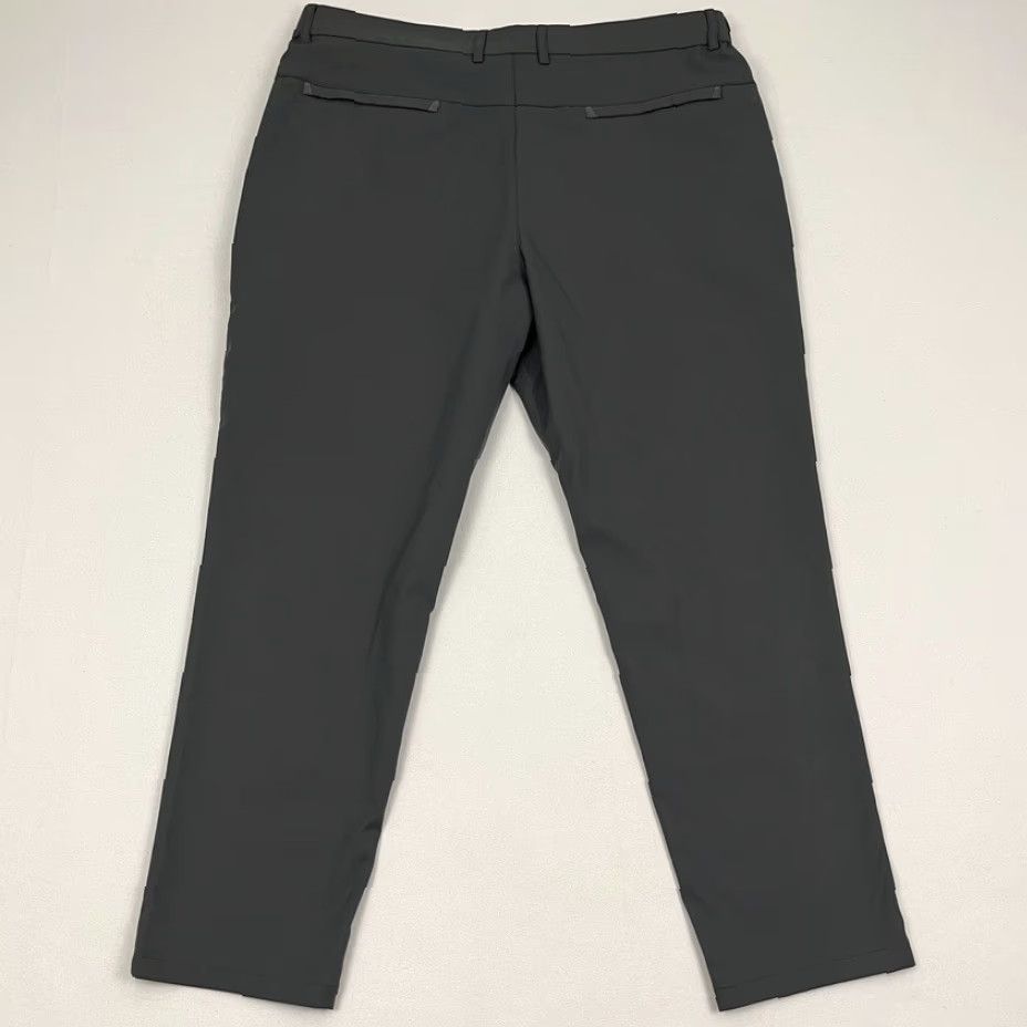 Vintage Jack Archer Jetsetter Chino Pants Mens 36 x 28 Charcoal Gray Performance Golf Size US 36 / EU 52 - 2 Thumbnail