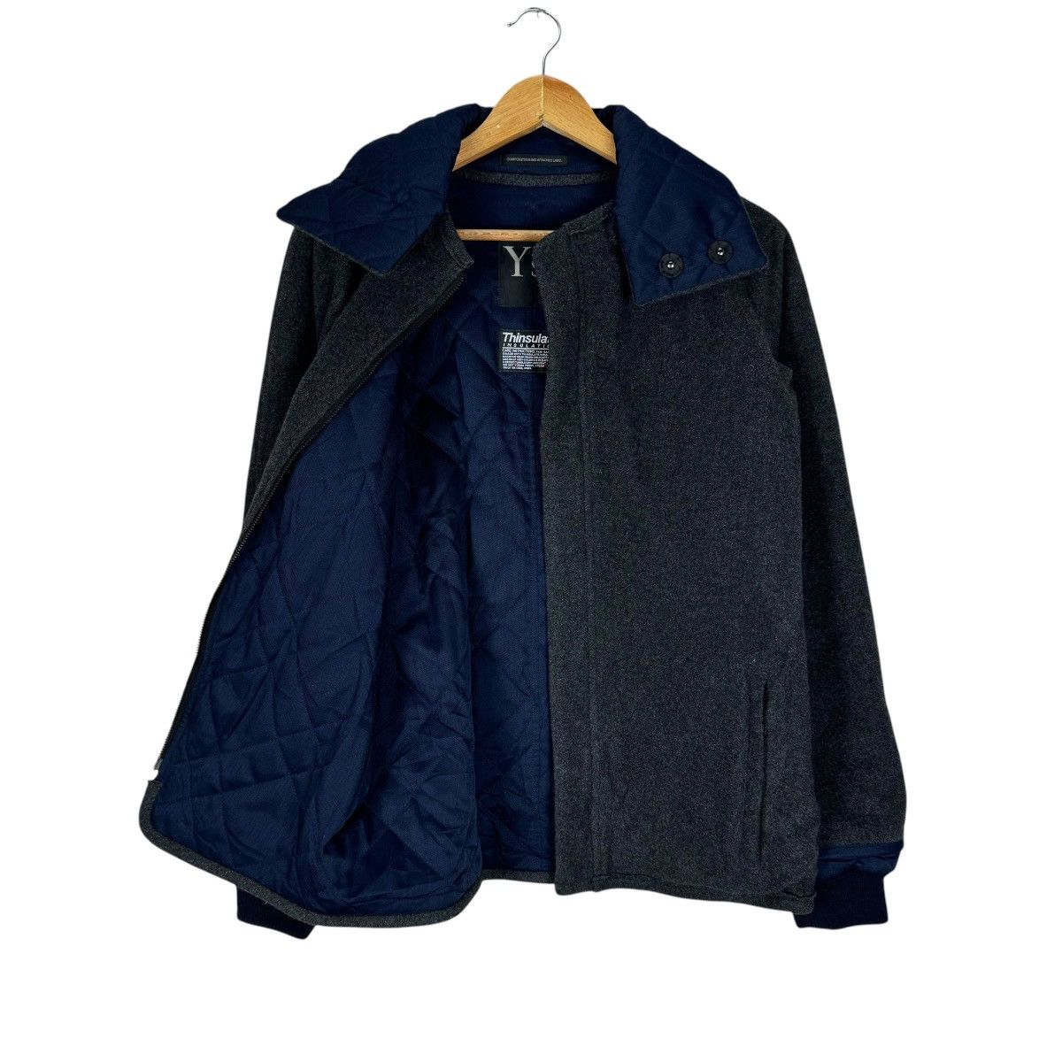 Yohji Yamamoto 🌟Y’S YOHJI YAMAMOTO SAMPLE THINSULATE BOMBER JACKET Size US M / EU 48-50 / 2 - 7 Thumbnail