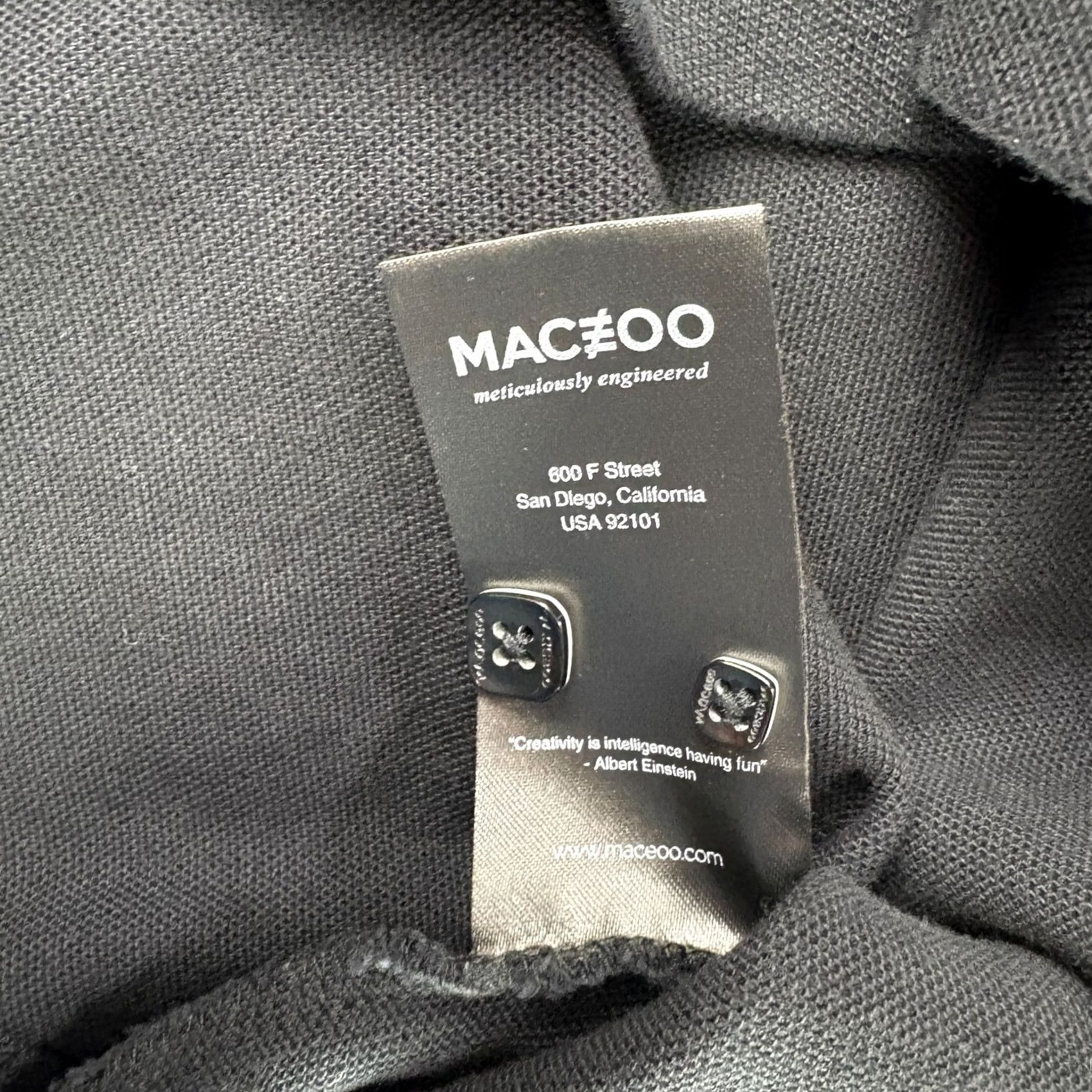Maceoo Maceoo Polo Shirt Mens 2XL Black Slim Fit Contrast Collar Short Sleeve Shirt Polo Mens 2XL Black Slim Fit Collared Casual Shirt Size US XXL / EU 58 / 5 - 7 Thumbnail