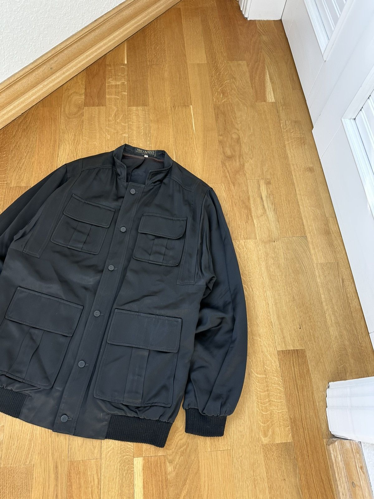 TED LAPIDUS Rare Ted Lapidus Button Light Jacket Multipocket Black Size US L / EU 52-54 / 3 - 4 Thumbnail