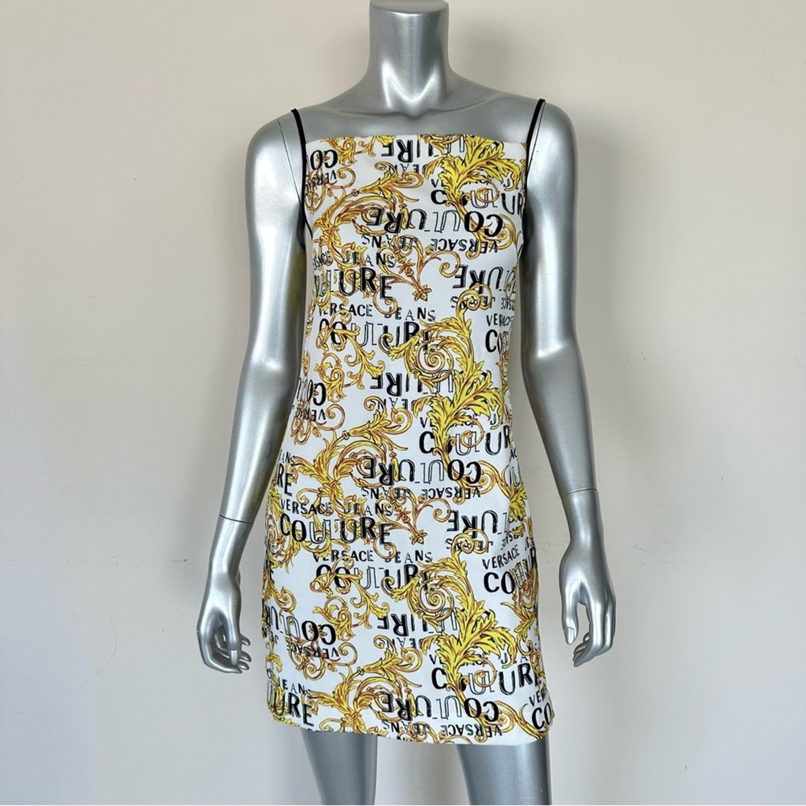 image of Nwt!!! Versace Women Dress Size S Or 38 It Retail 750$! in White