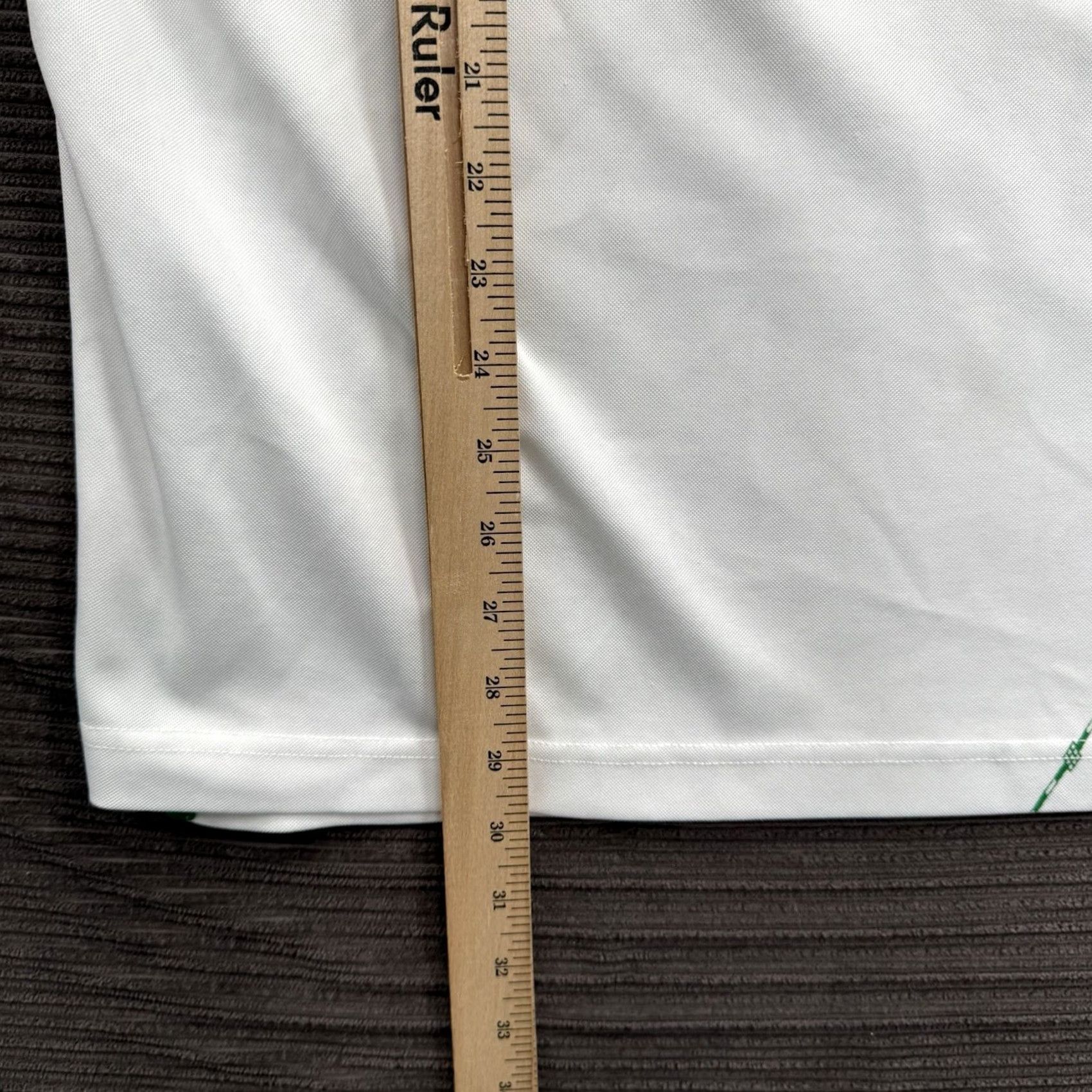 Izod IZOD Golf Polo Shirt Men 2XL White Polyester Outdoor Casual Short Sleeve Size US XXL / EU 58 / 5 - 6 Thumbnail