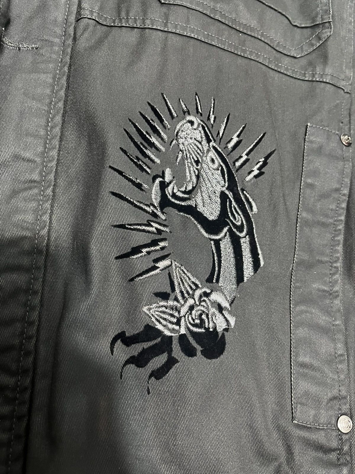 Christian Audigier × Ed Hardy × Vintage Rare Vintage Ed Hardy Jacket Christian Audigier Opium Size US XL / EU 56 / 4 - 4 Thumbnail