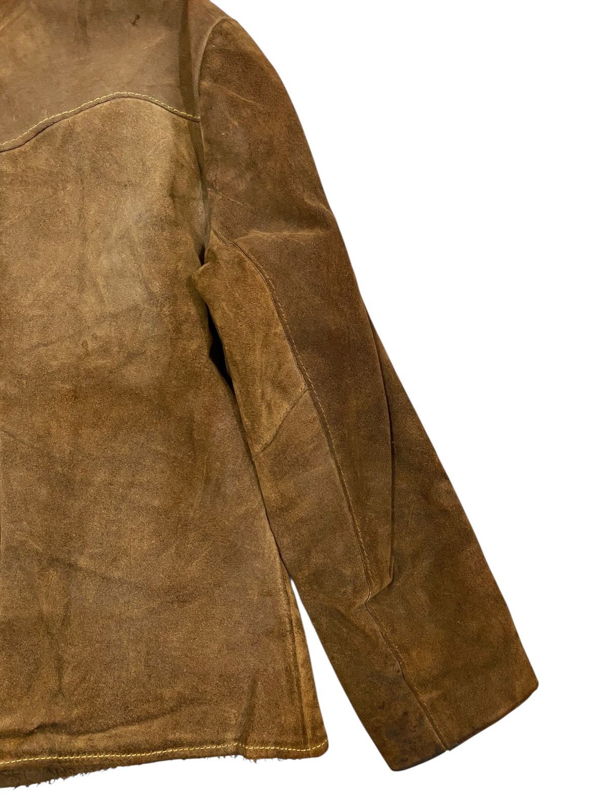 Vintage Vintage Pioneer Wear Suede Sherpa Jacket Western Rancher USA Size US M / EU 48-50 / 2 - 9 Thumbnail