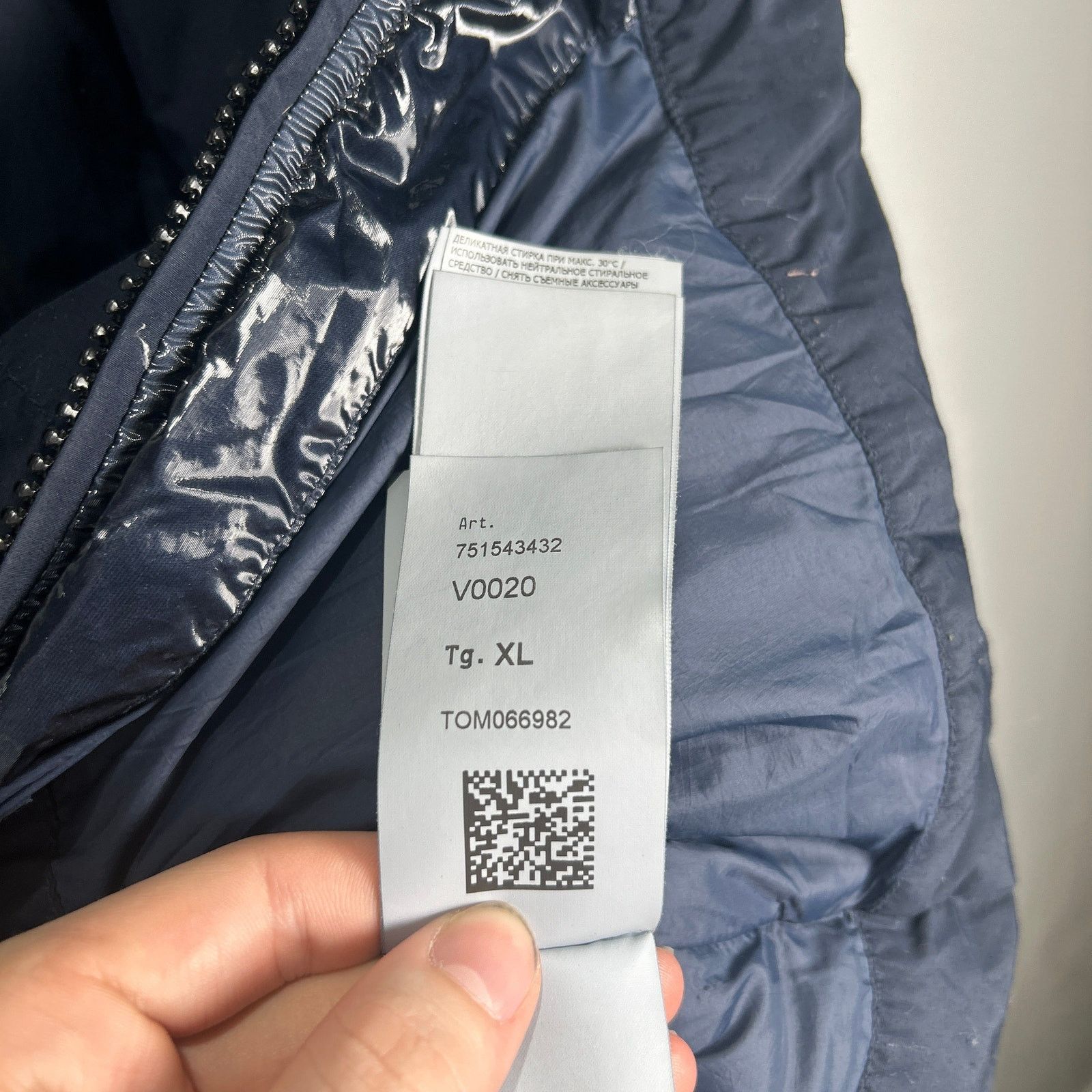 Stone Island Stone Island Navy Down Puffer Size XL Size US XL / EU 56 / 4 - 6 Thumbnail