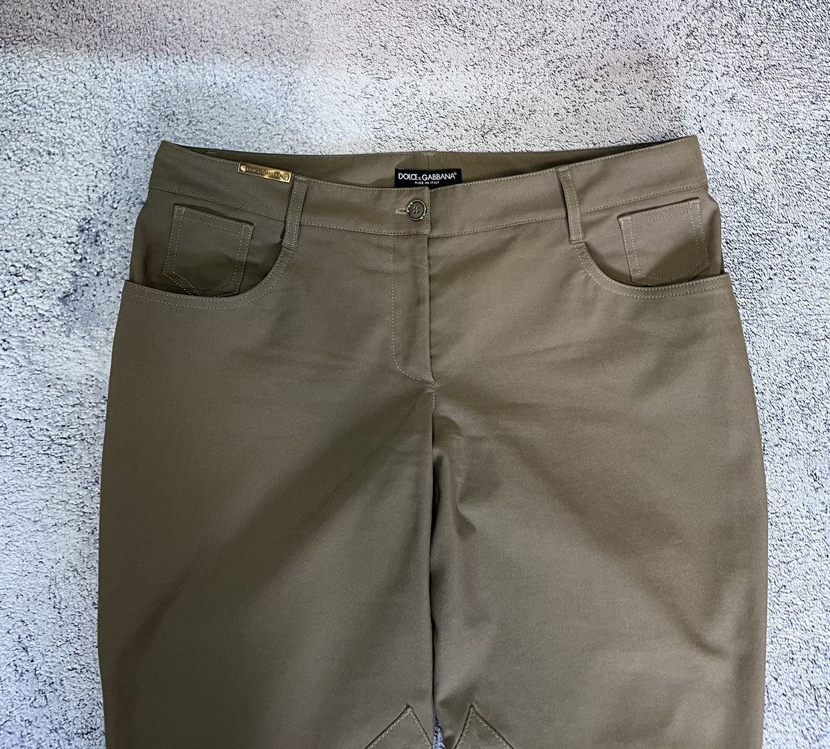 Dolce & Gabbana Dolce & Gabbana Women’s Brown Pants Logo Patch Made in Italy Size 32" / US 10 / IT 46 - 4 Thumbnail