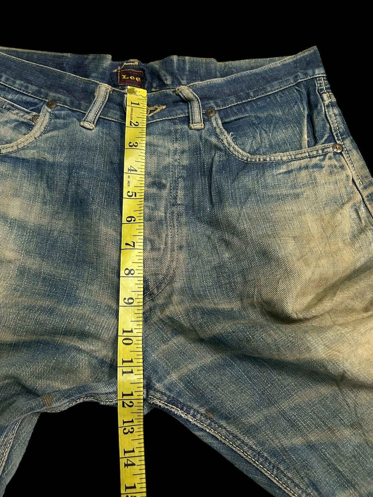 Japanese Brand × Kapital × Vintage Vintage Lee Cowboy Selvedge Distressed Short Denim Jeans Size US 32 / EU 48 - 18 Thumbnail