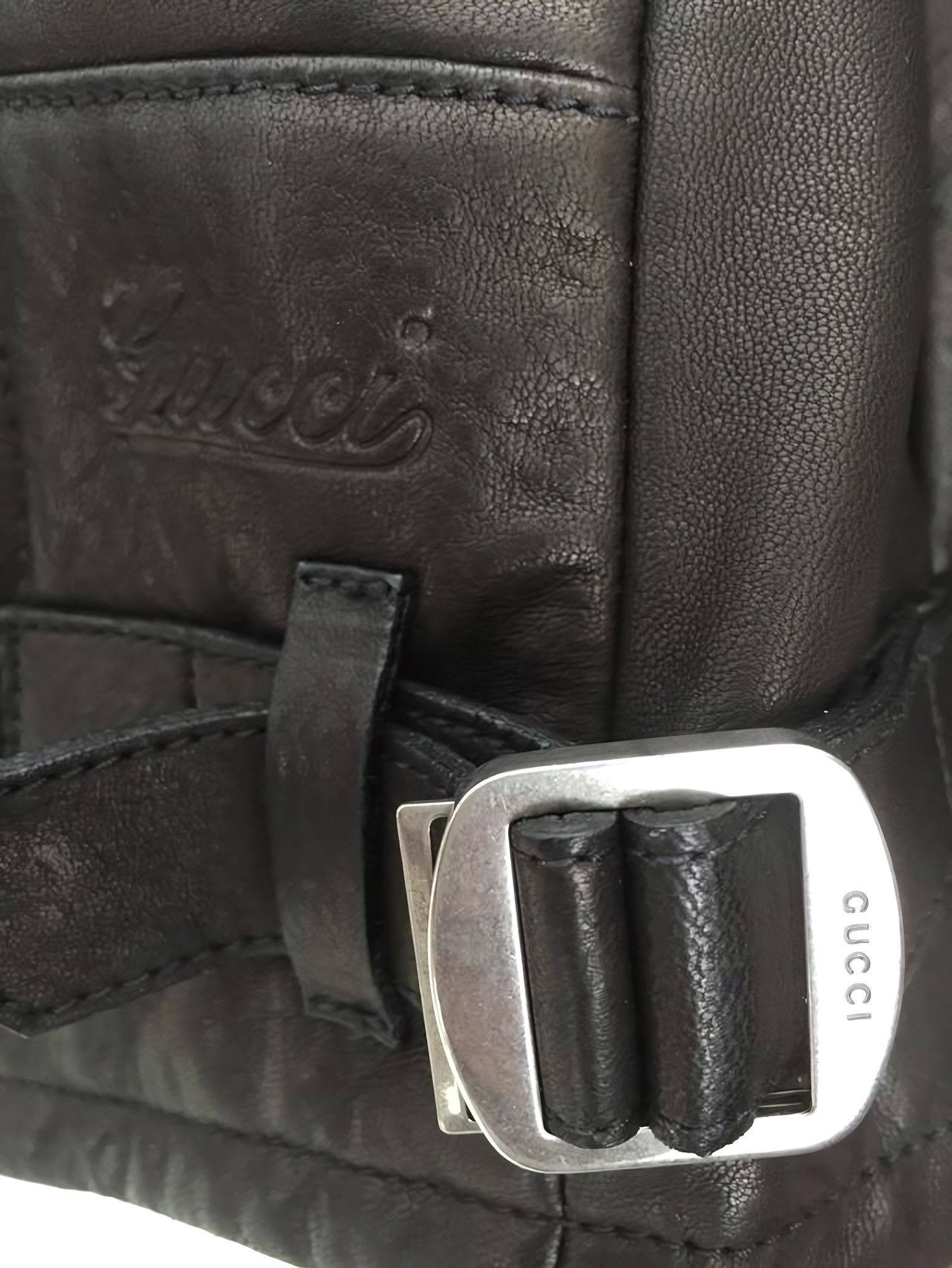 Gucci × Tom Ford LEATHER BIKER JACKET BY TOM FORD Size US M / EU 48-50 / 2 - 5 Thumbnail