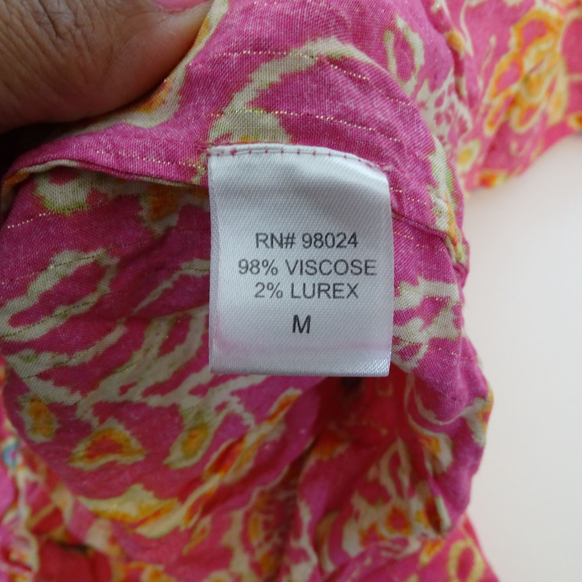 Other Pink Floral Tiered Babydoll Peasant Mini Dress Size M Size M / US 6-8 / IT 42-44 - 7 Thumbnail