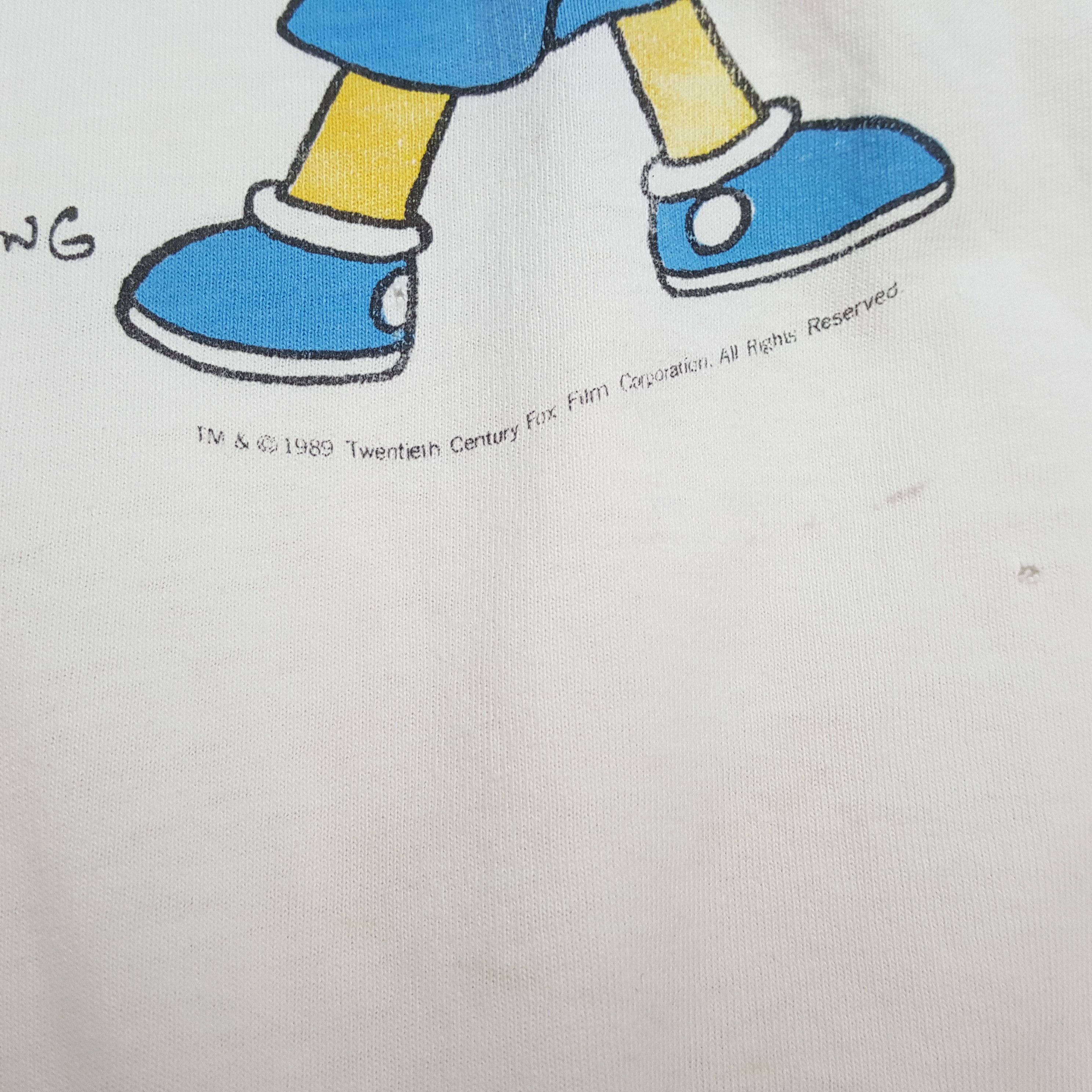 Cartoon Network × DC Comics × Vintage BARTMAN Parady Style Vintage Stedman Tshirt Size US XL / EU 56 / 4 - 5 Thumbnail