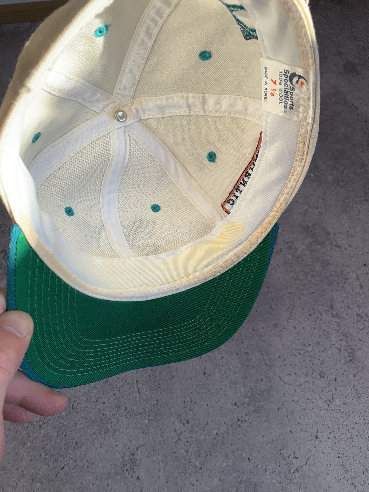 NHL VTG 90’s Mighty Ducks NHL Sports Specialties 7 1/8 Wool Cap Size ONE SIZE - 8 Thumbnail