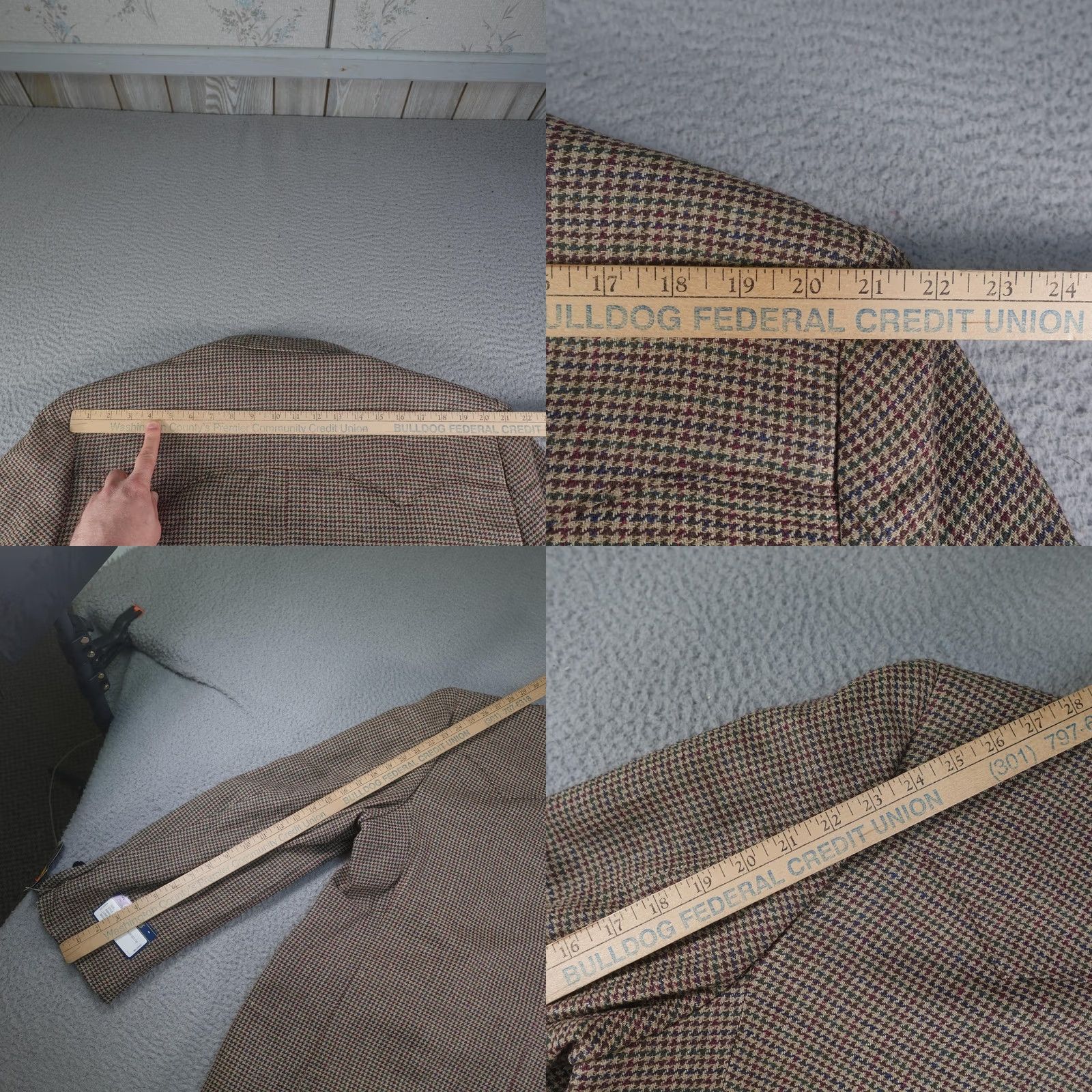 Vintage Circle S Blazer Mens 50R Brown Silk Tweed Western Rockabilly Cowboy Rodeo Ranch Jacket/Coat Blazer Shirt? Size 50R - 8 Thumbnail