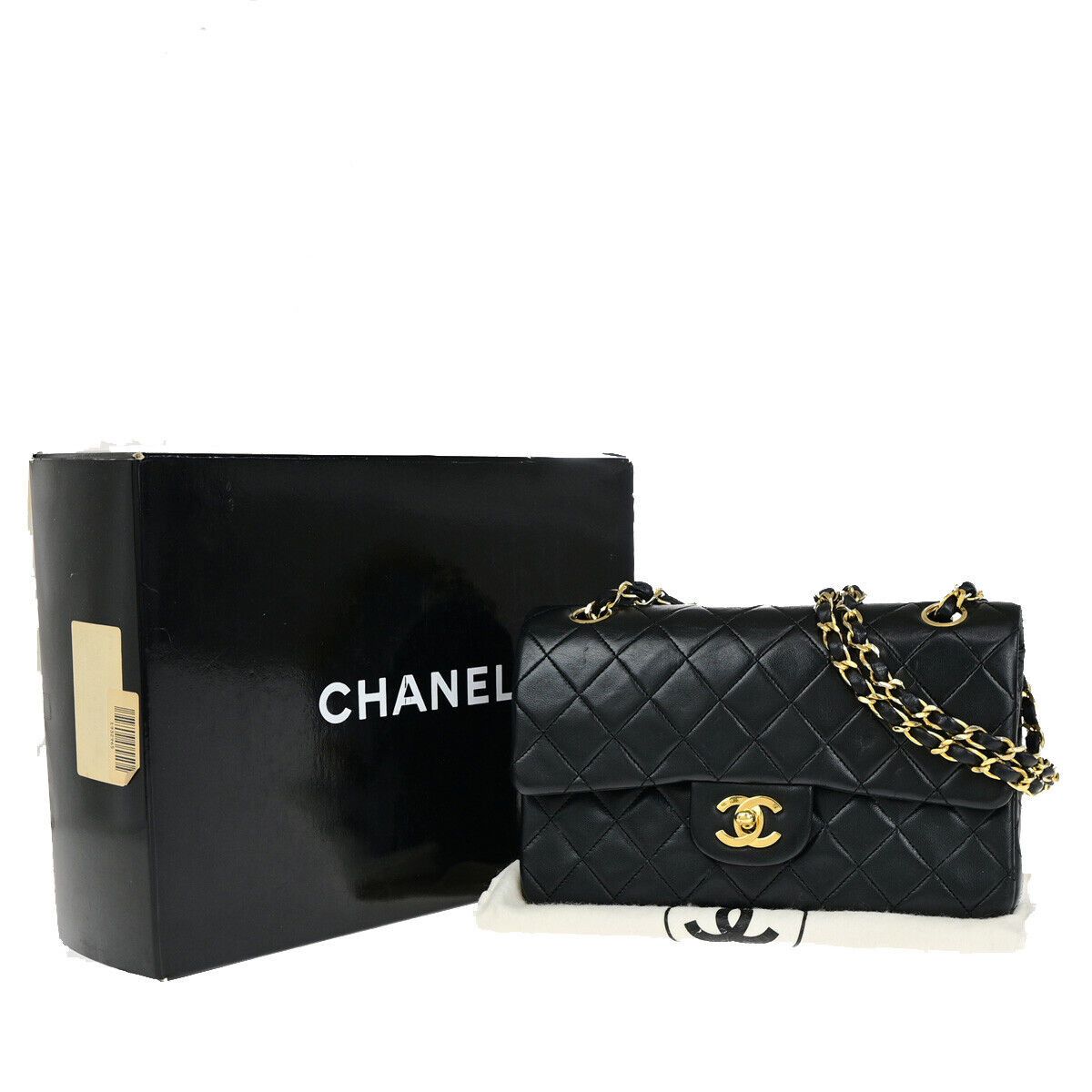 Chanel Timeless Black Leather Shoulder Bag (Pre-Owned) Size ONE SIZE - 1 Thumbnail