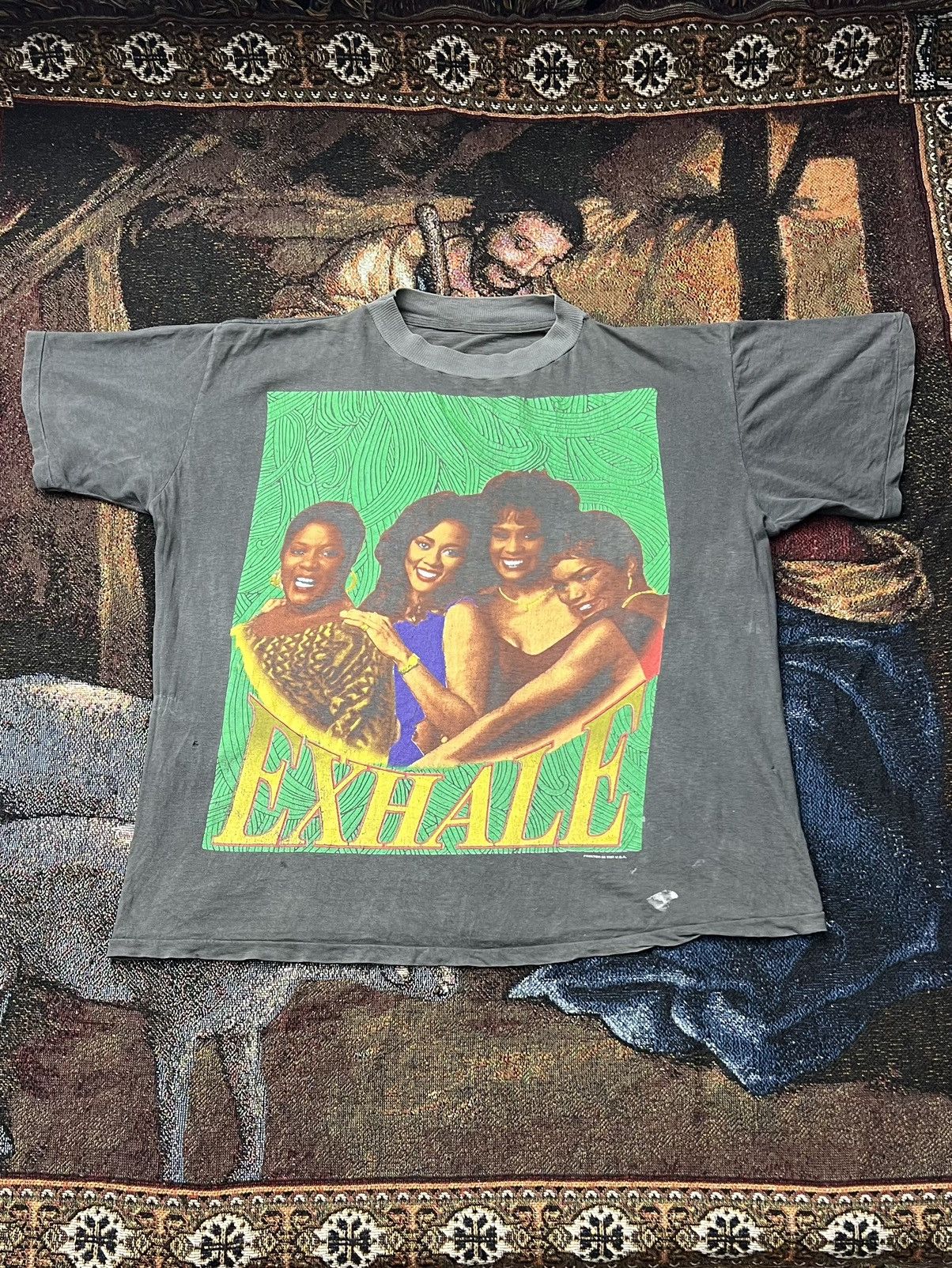 Rap Tees Very Rare Exhale Whitney Houston Rap Tee Size US L / EU 52-54 / 3 - 3 Thumbnail