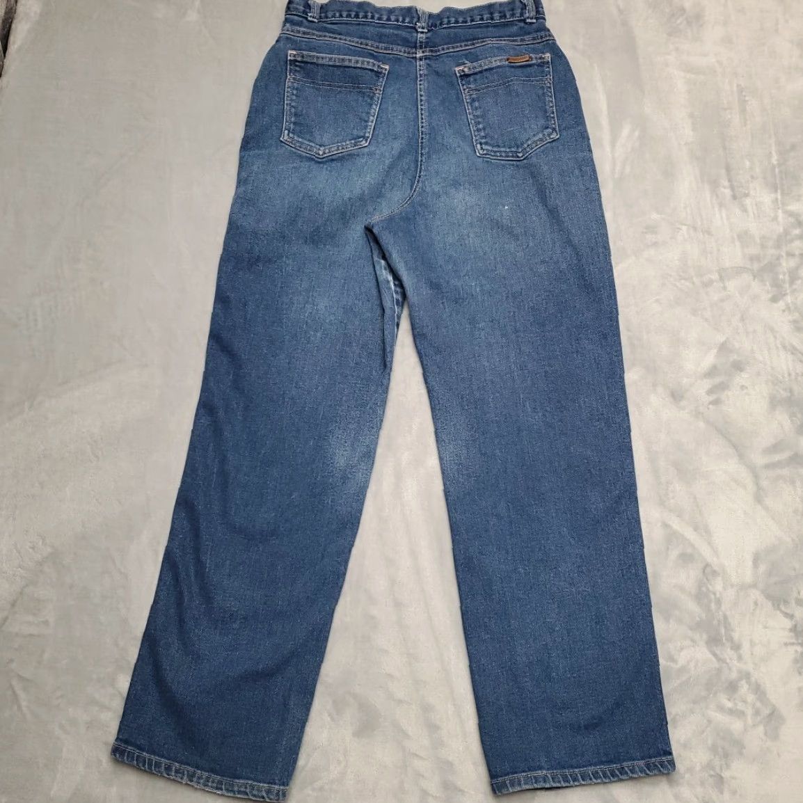 Sears VINTAGE Sears Jeans Womens 18 Blue Denim High Rise 70s Faded Made in USA Retro Size 40" / US 18 - 7 Thumbnail
