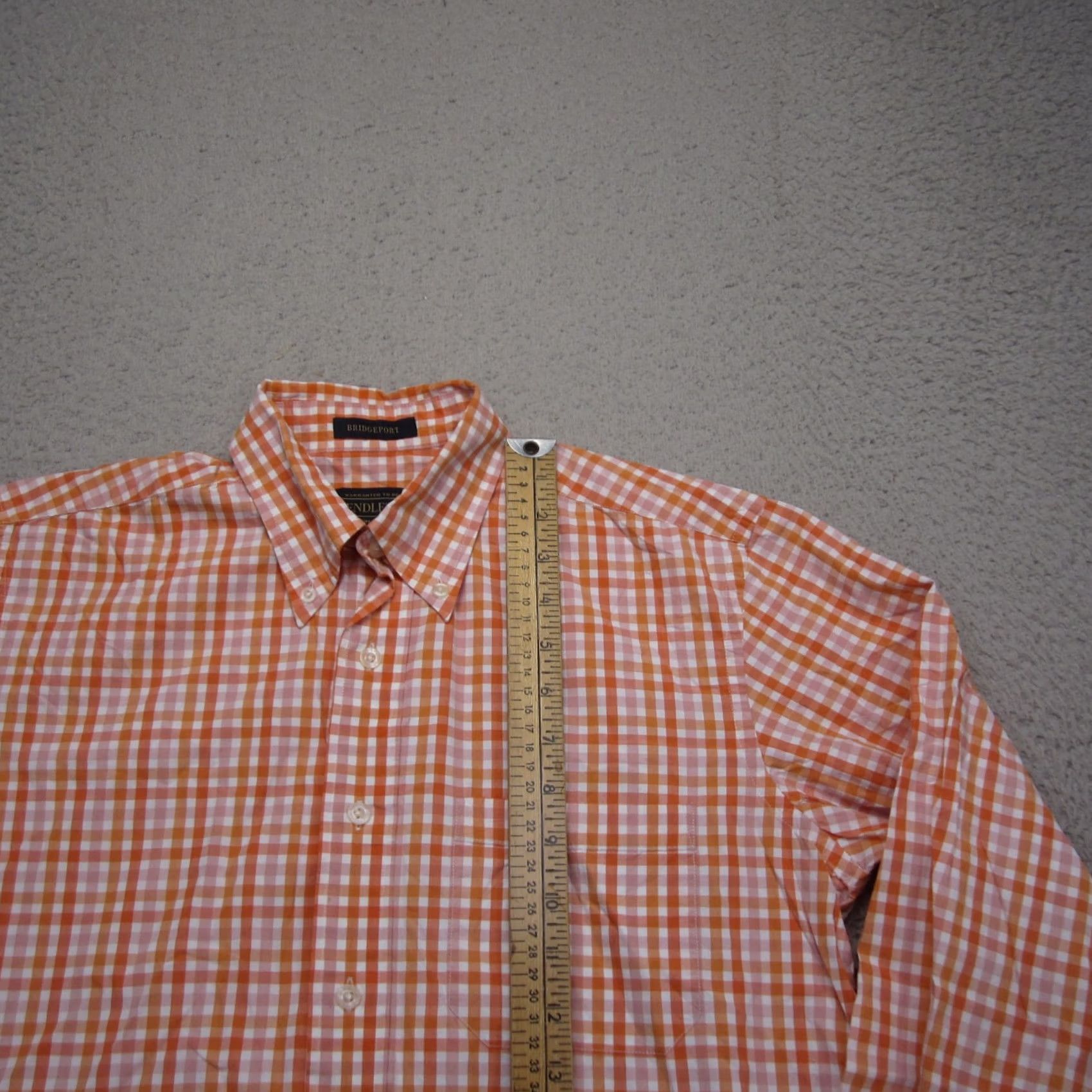 Pendleton Pendleton Shirt Mens S Orange Plaid Button Up Bridgeport Casual Outdoor Vintage Size US S / EU 44-46 / 1 - 6 Thumbnail