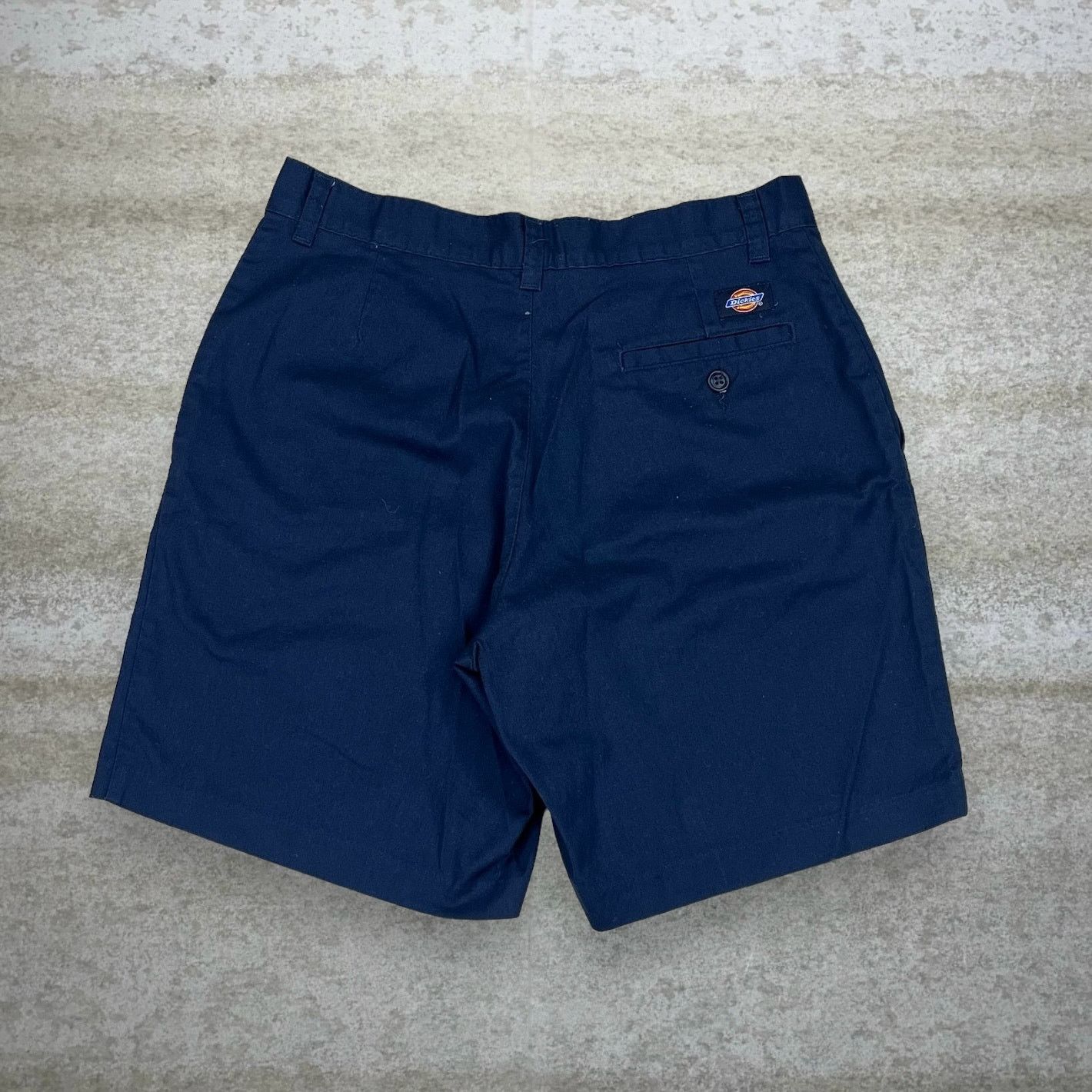 Dickies Vintage 90s Dickies Khakis Shorts 30x9 Navy Blue 9" Inseam Size 30" / US 8 / IT 44 - 1 Thumbnail