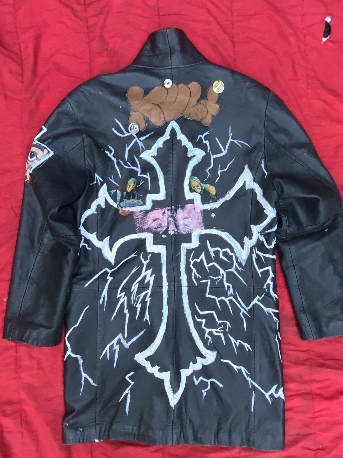 Other Kult Resentful Custom leather trench coat Size US XL / EU 56 / 4 - 3 Thumbnail