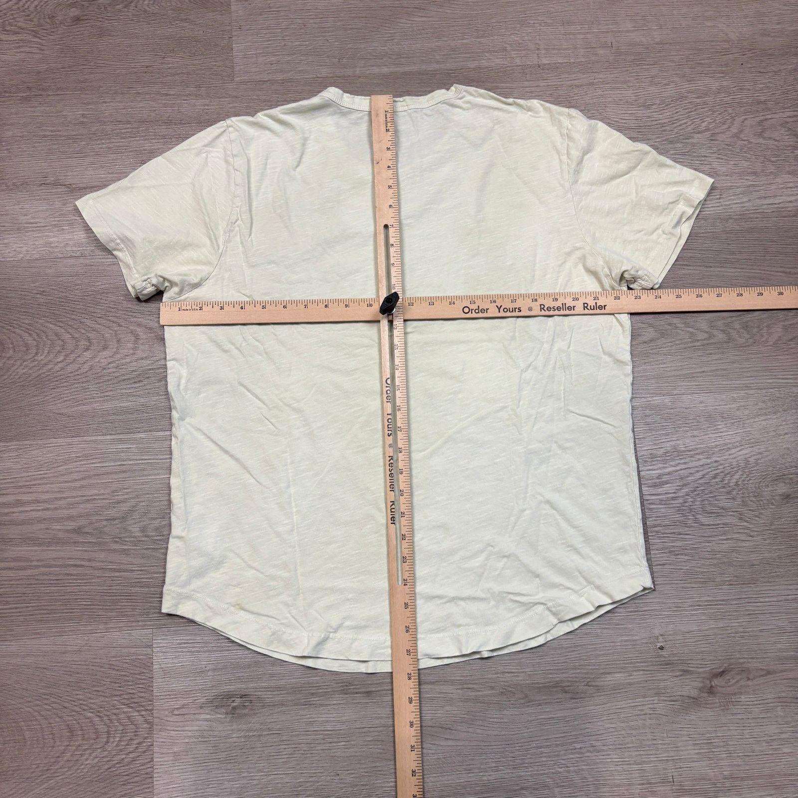 Buck Mason Buck Mason Curved Hem Cotton Slub Short Sleeve Shirt Mens XL Size US XL / EU 56 / 4 - 3 Thumbnail