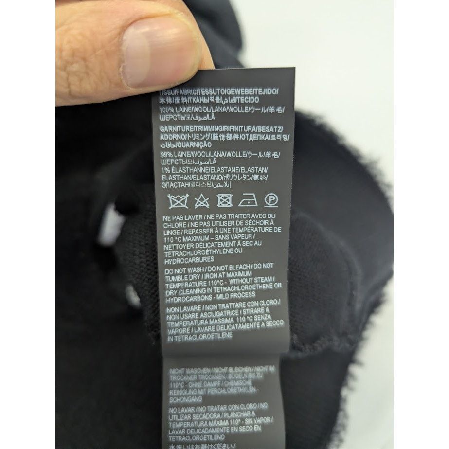 Saint Laurent Paris o1rshd1 555 / Laine Chevron Pull Knitwear in Naturel / Noir Size US M / EU 48-50 / 2 - 18 Thumbnail