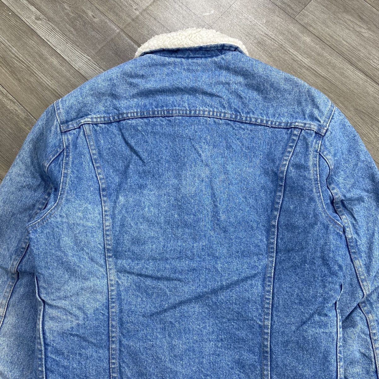 Levi's Vintage Clothing 1980s Vintage Levis Sherpa Orange Tab #527 USA Denim Jacket Size US M / EU 48-50 / 2 - 15 Thumbnail
