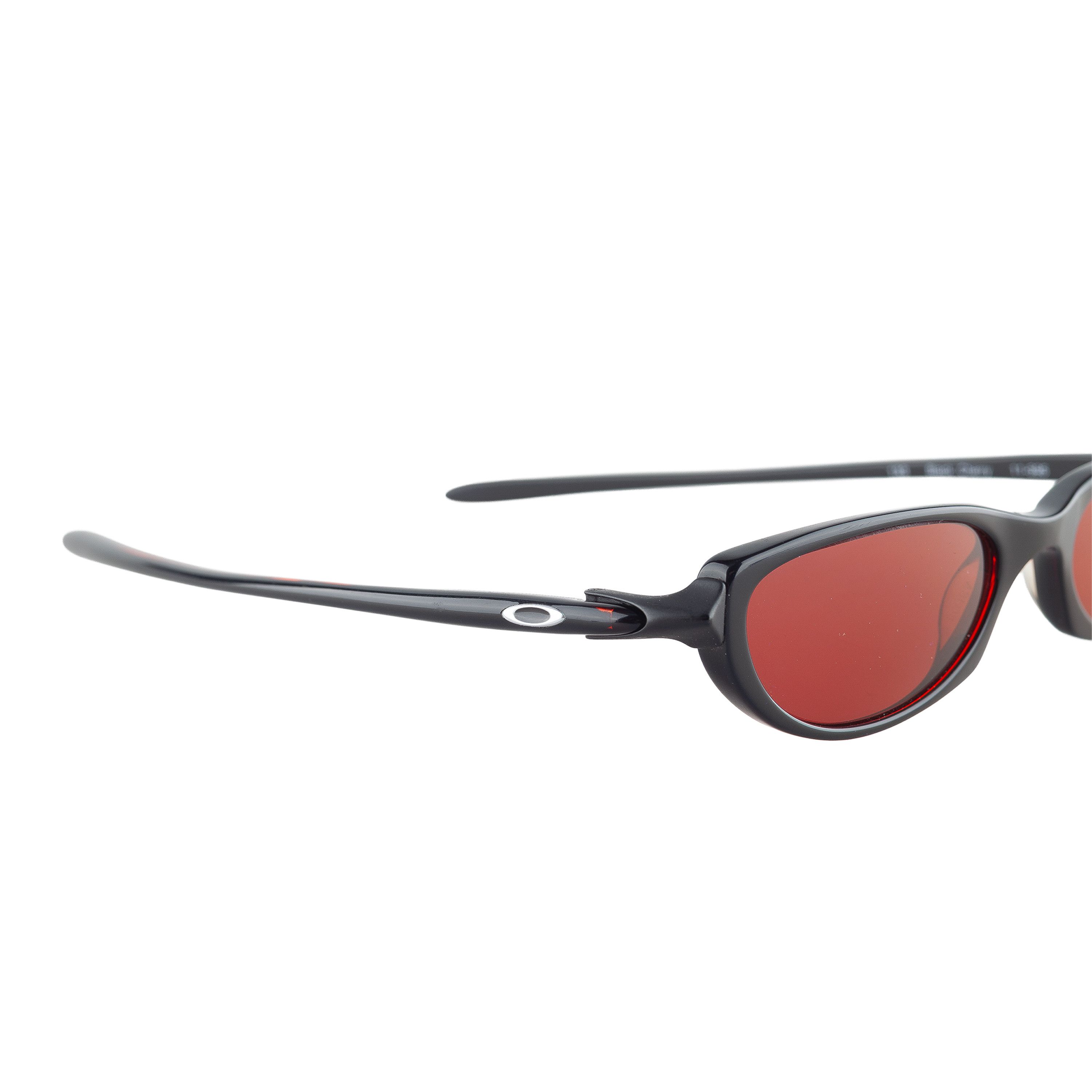 Oakley Oakley "Black Cherry" Red Lenses Vintage Sunglasses Size ONE SIZE - 4 Thumbnail