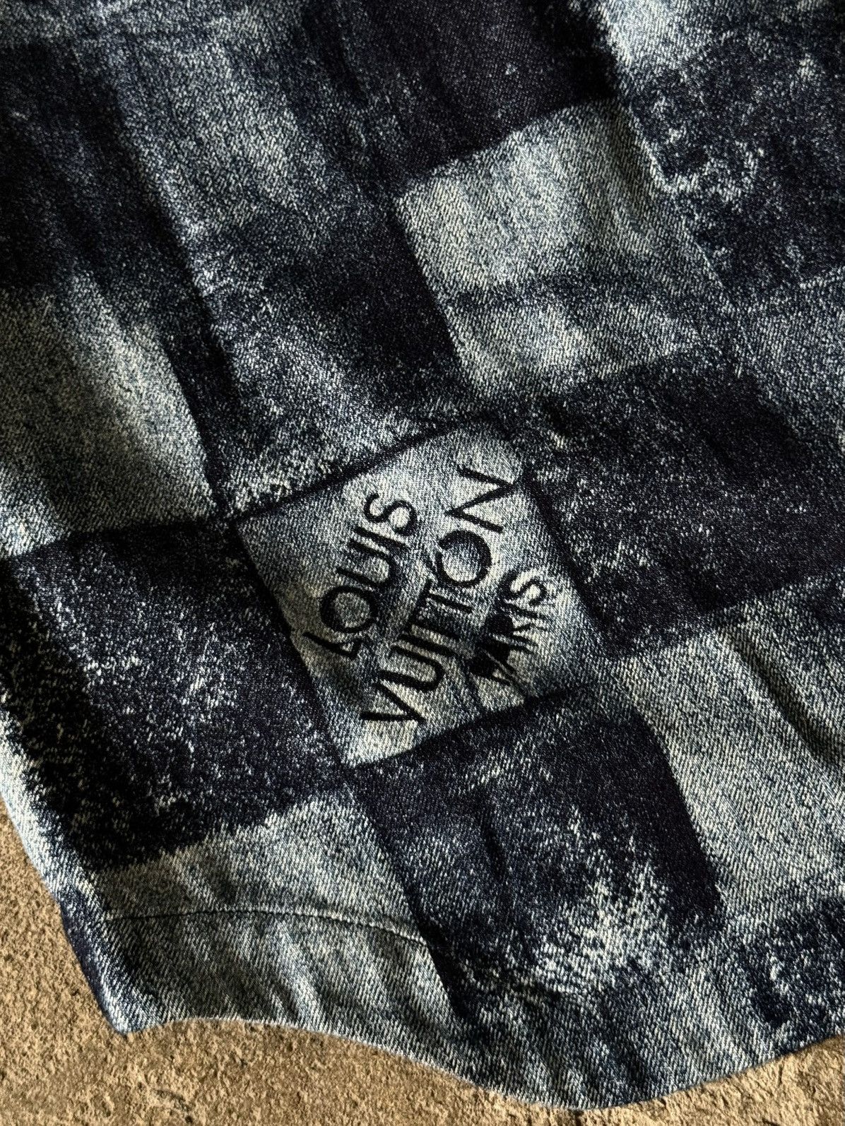 Louis Vuitton Louis Vuitton - Virgil Abloh - Pre Fall 2021 - Damier Denim Size US XL / EU 56 / 4 - 14 Thumbnail