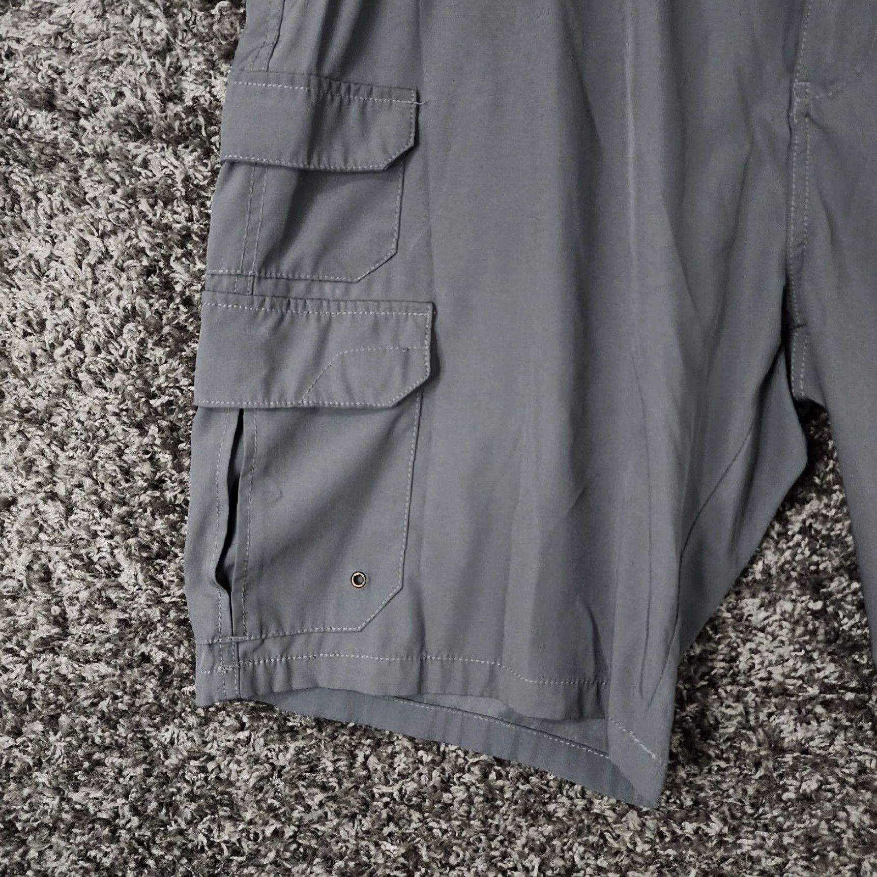 Vintage VINTAGE Denali Men's Cargo Shorts Size 40 Lightweight Gray Belted Hiking Shorts Men Size US 40 / EU 56 - 2 Thumbnail