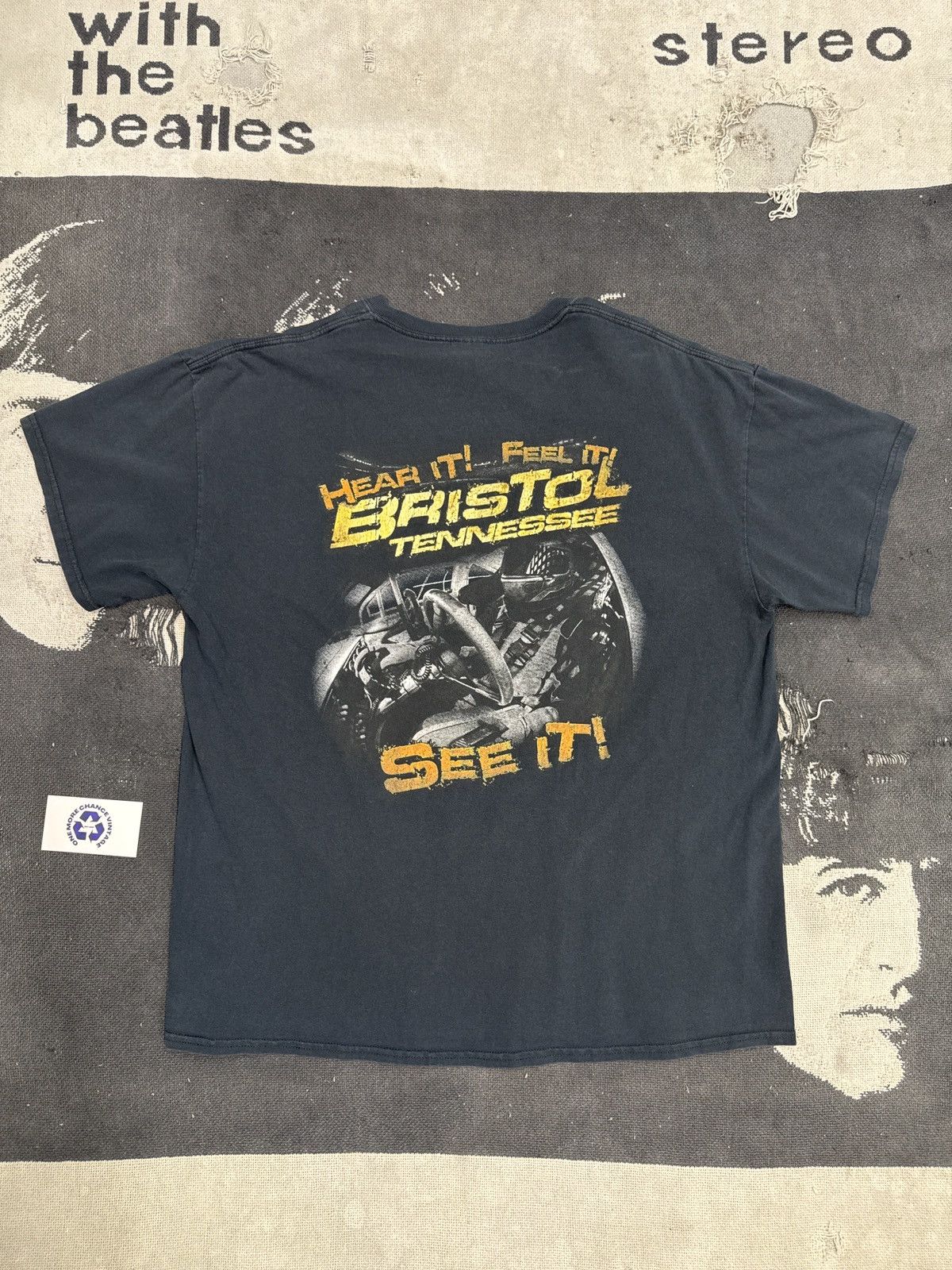 Vintage Racing Cars “Bristol Tennessee” 2013 Vintage T-Shirt Size US XL / EU 56 / 4 - 2 Thumbnail