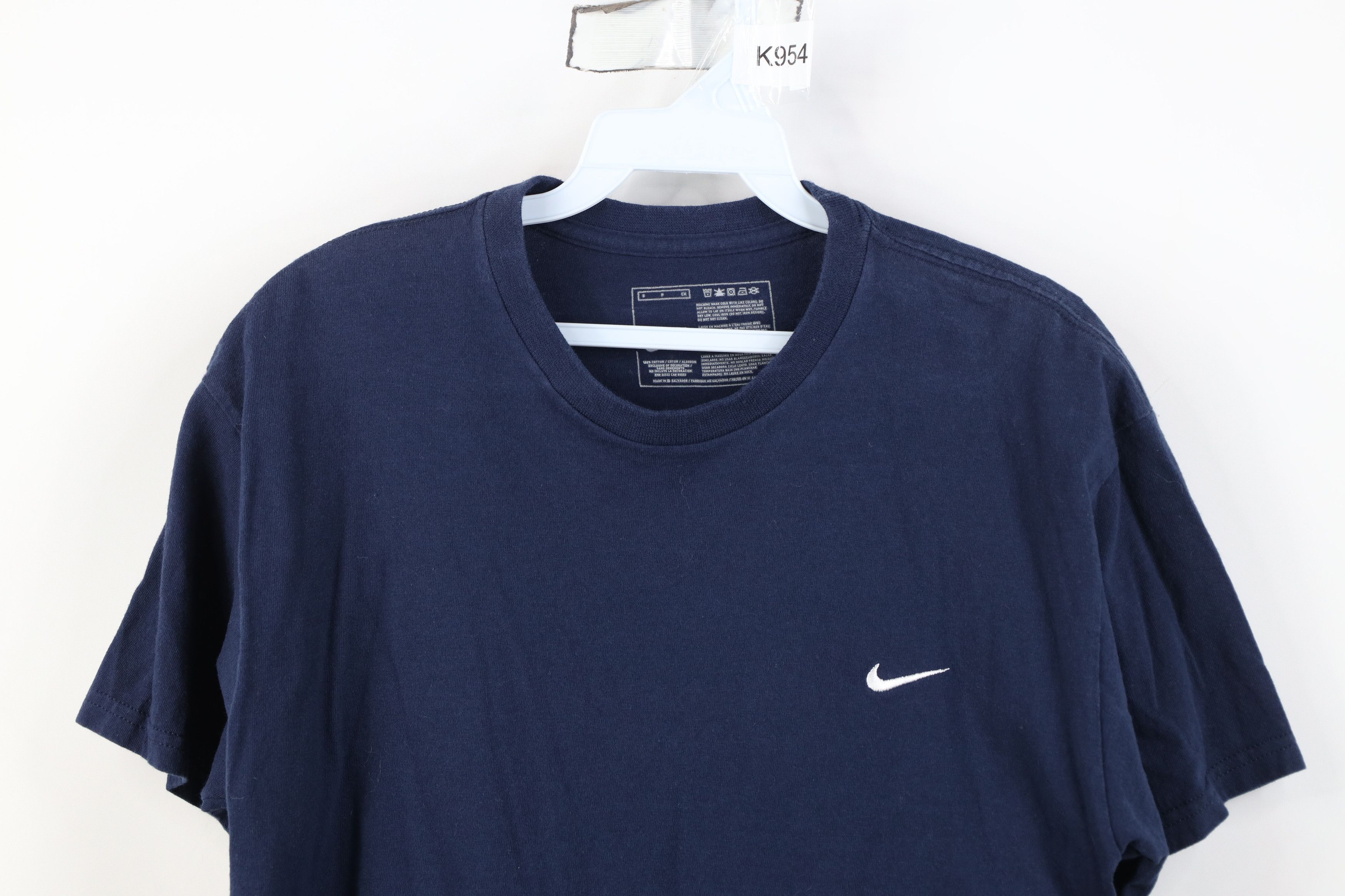 Nike Vintage Nike Scott Mini Swoosh Short Sleeve T-Shirt Blue Size US S / EU 44-46 / 1 - 2 Thumbnail